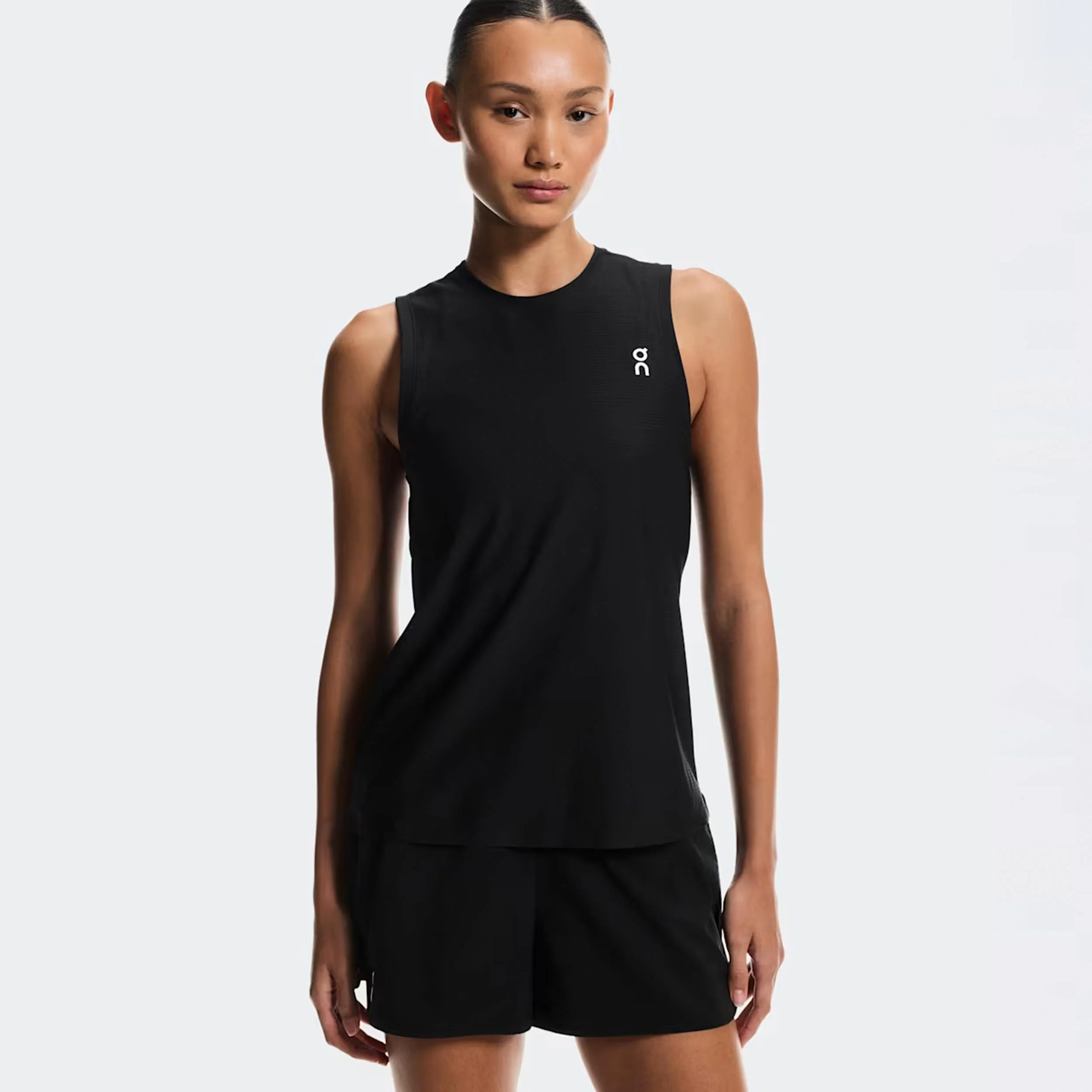 Court Débardeur tank top Femmes - noir