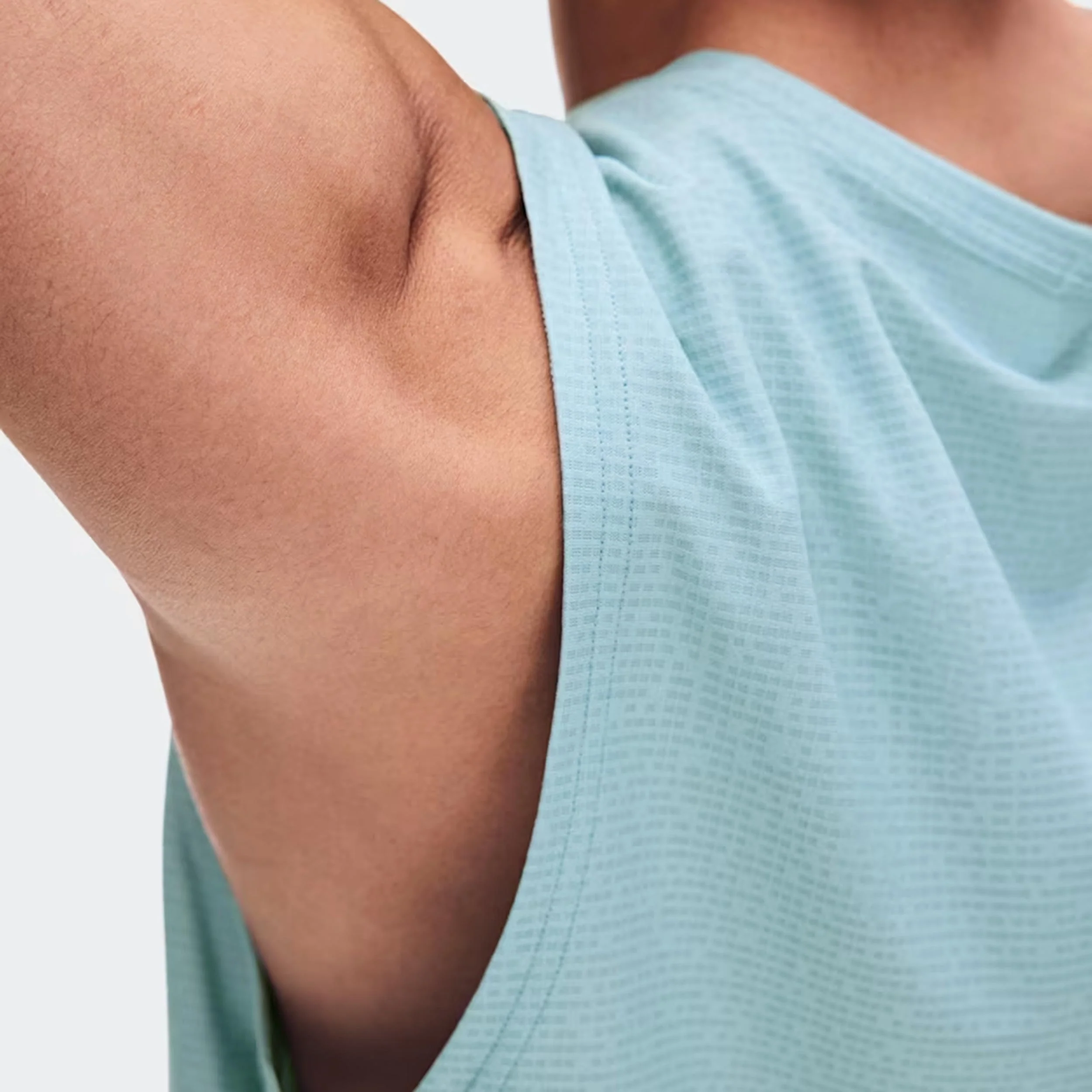 Court Débardeur tank top Hommes - bleu gris - Image 6