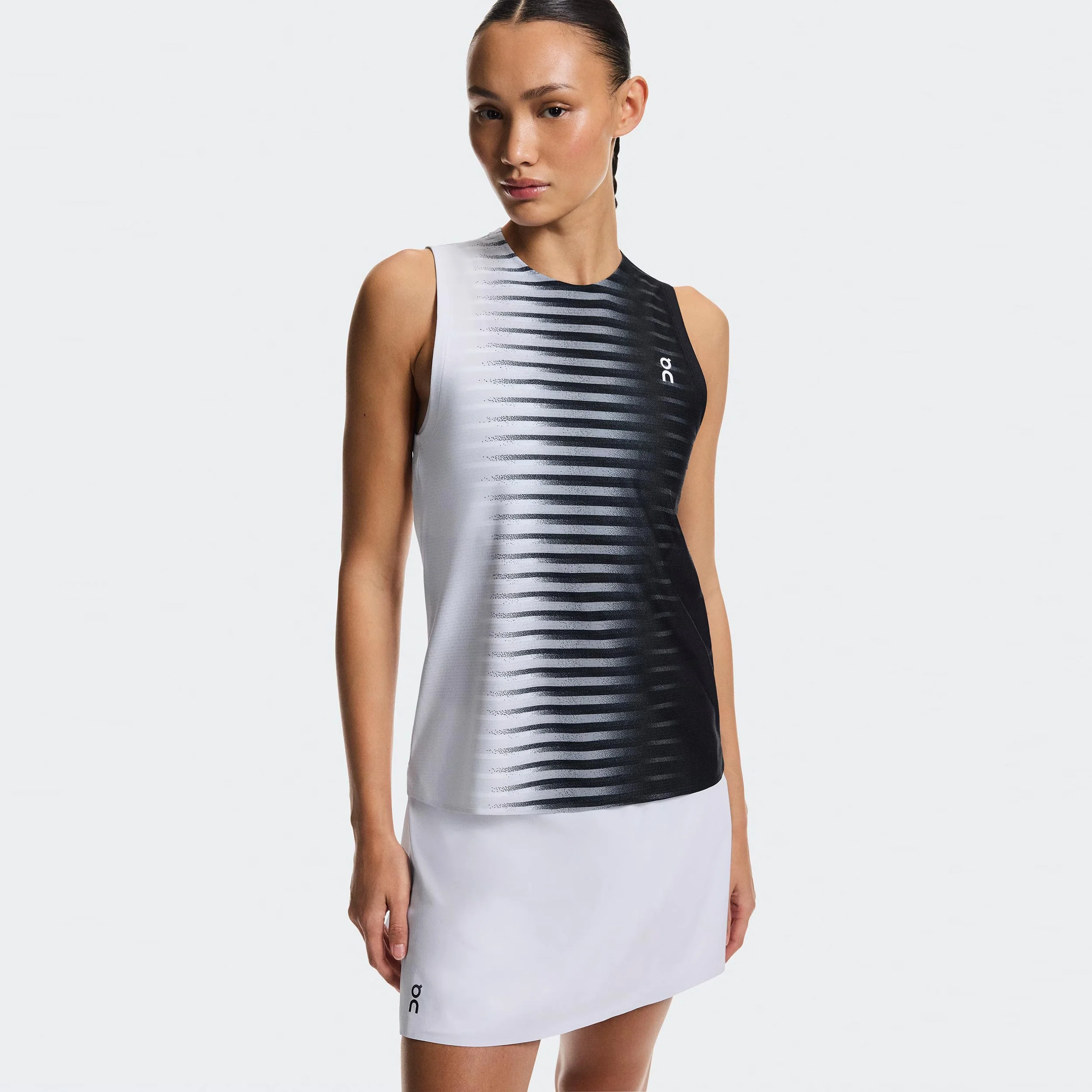 Court Edge Débardeur tank top Femmes - noir, blanc