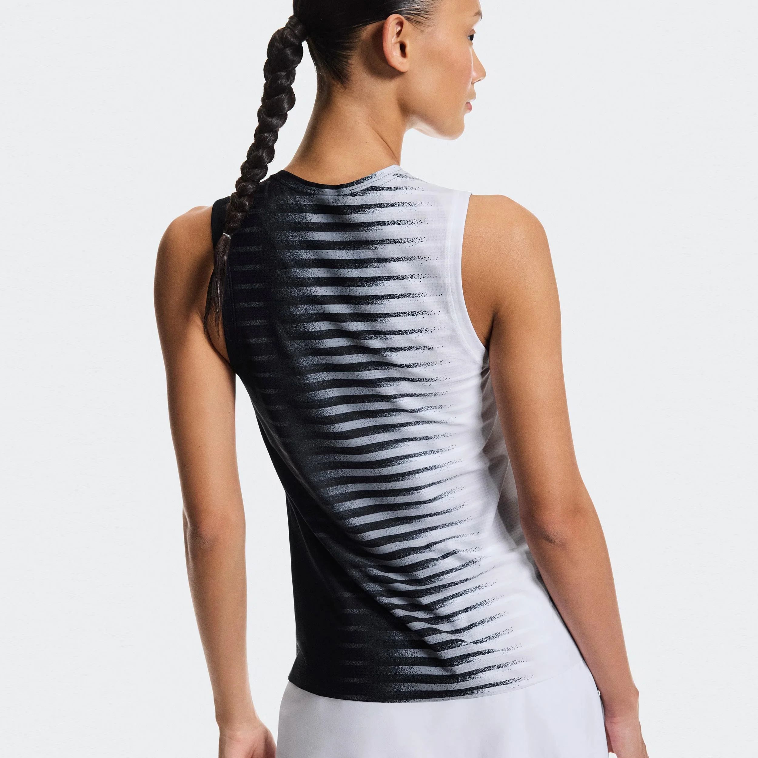Court Edge Débardeur tank top Femmes - noir, blanc - Image 4