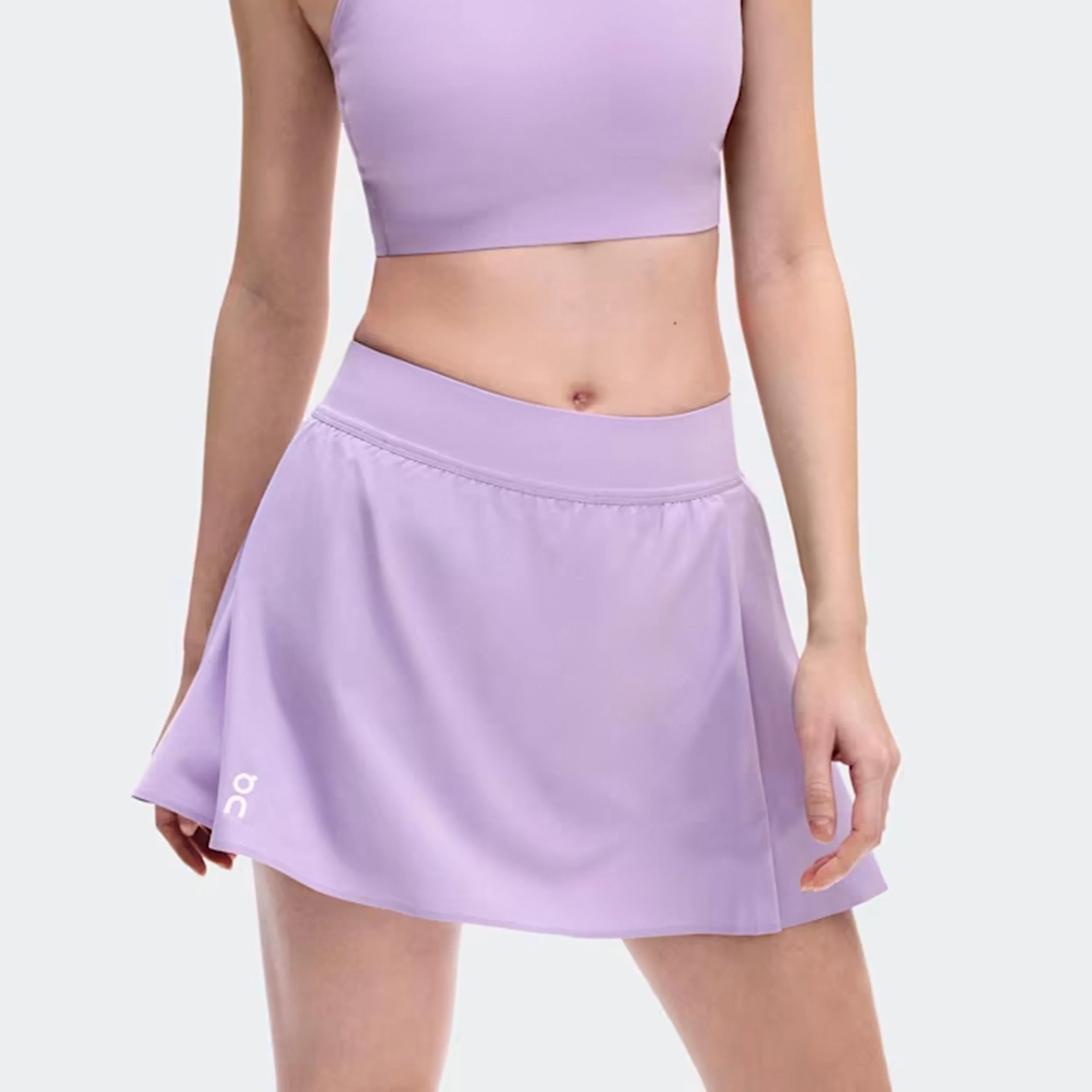 Court Pleated Jupe Femmes - lilas