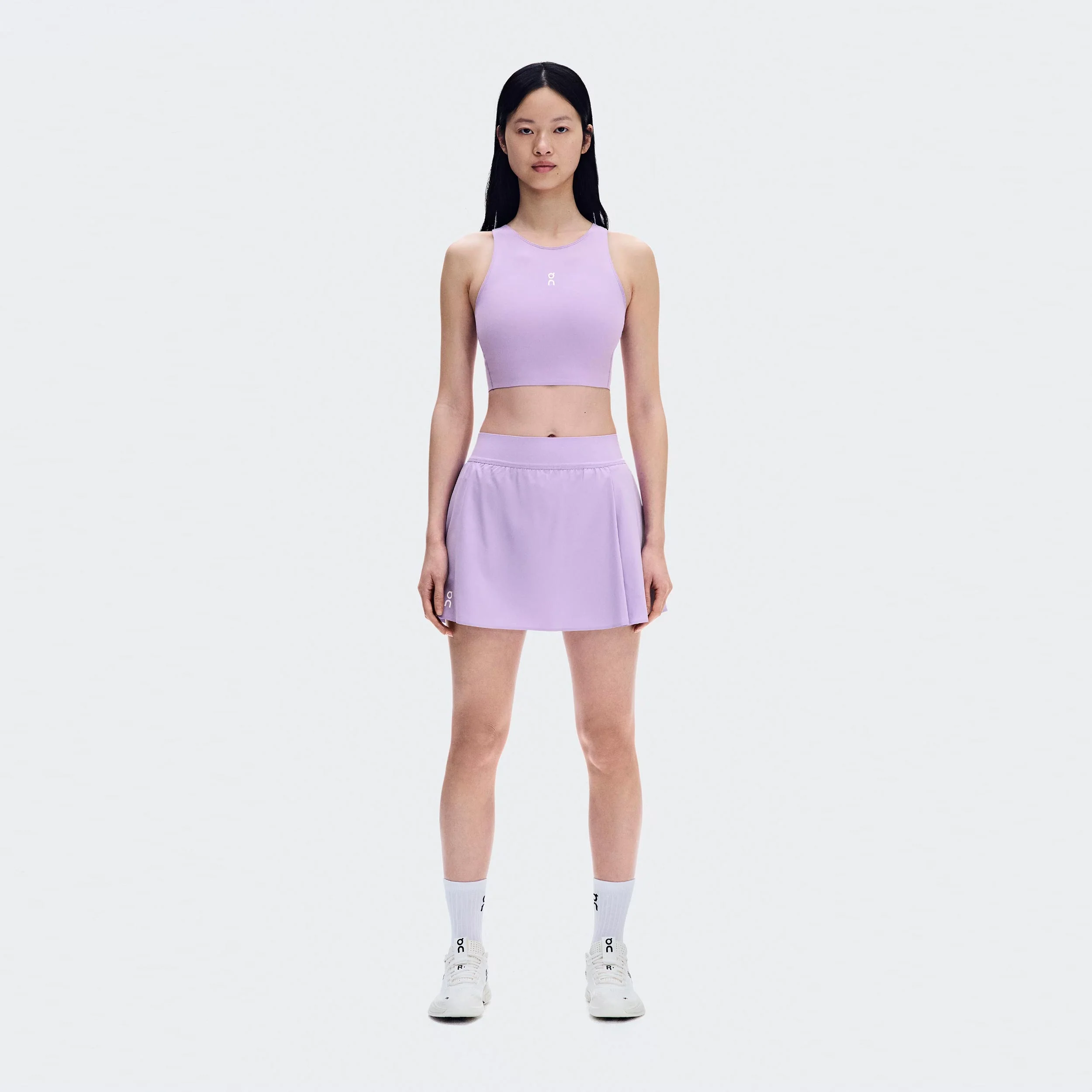 Court Pleated Jupe Femmes - lilas - Image 2