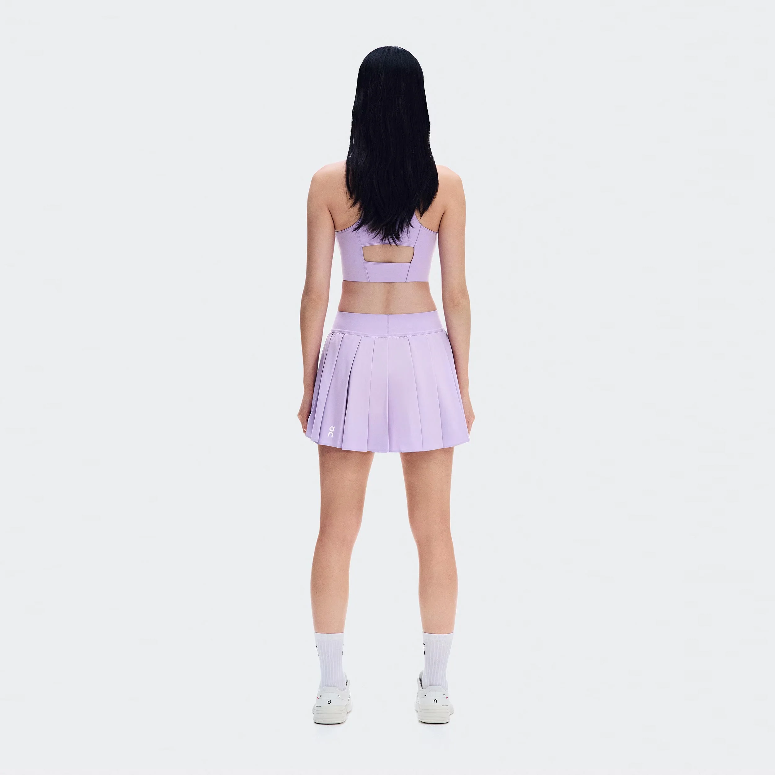 Court Pleated Jupe Femmes - lilas - Image 3