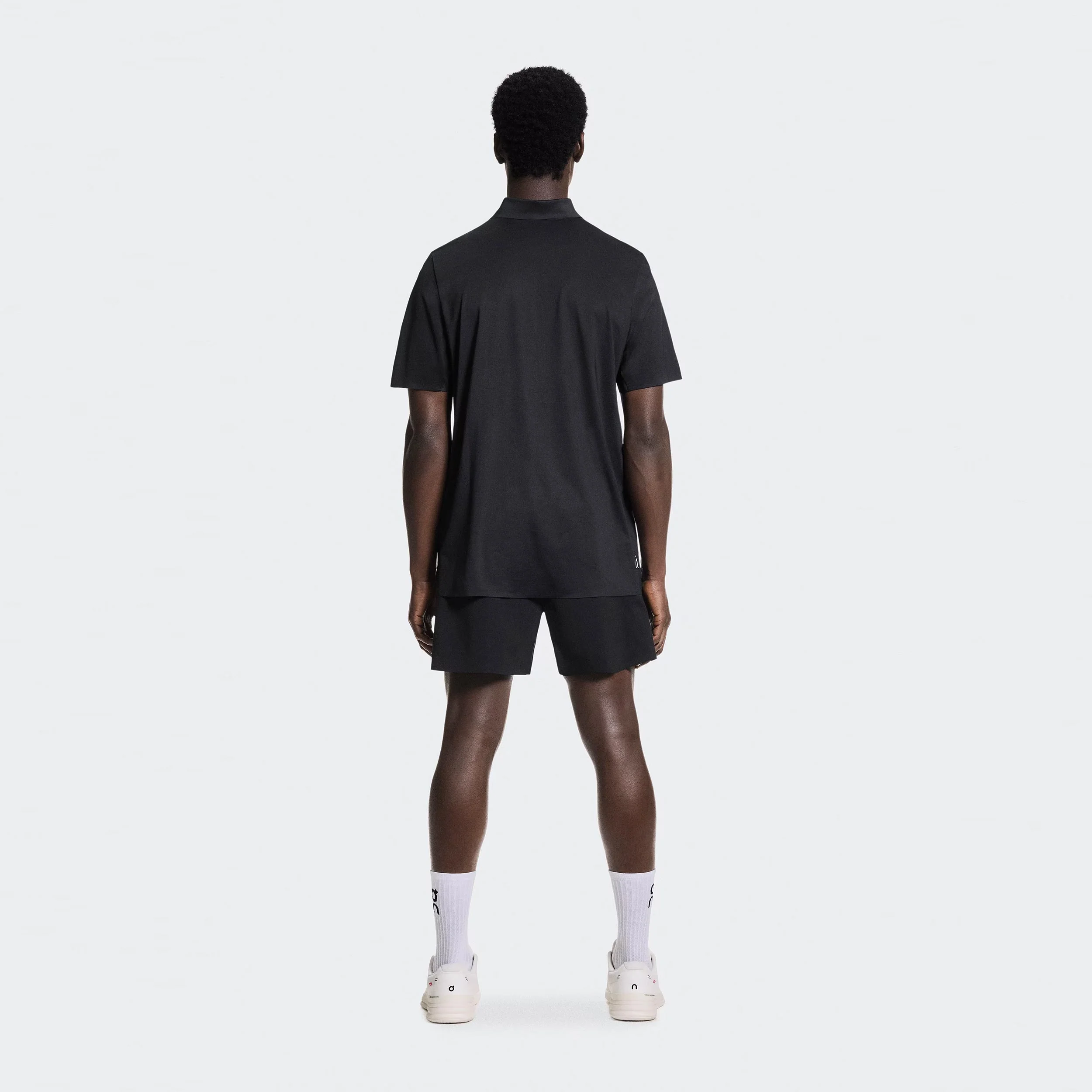 Court Polo Hommes - noir - Image 3
