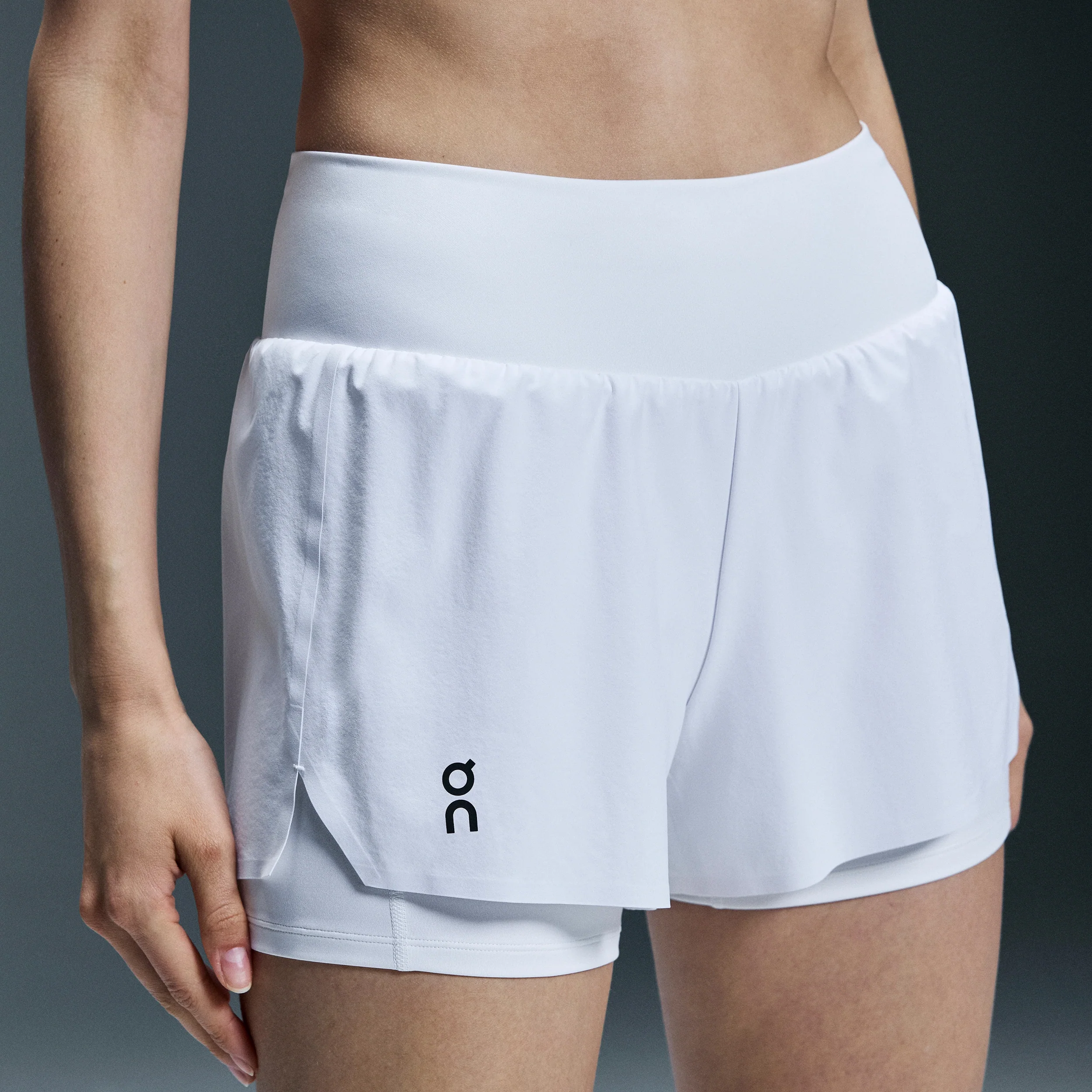 Court Shorts Femmes-Blanc - Image 7