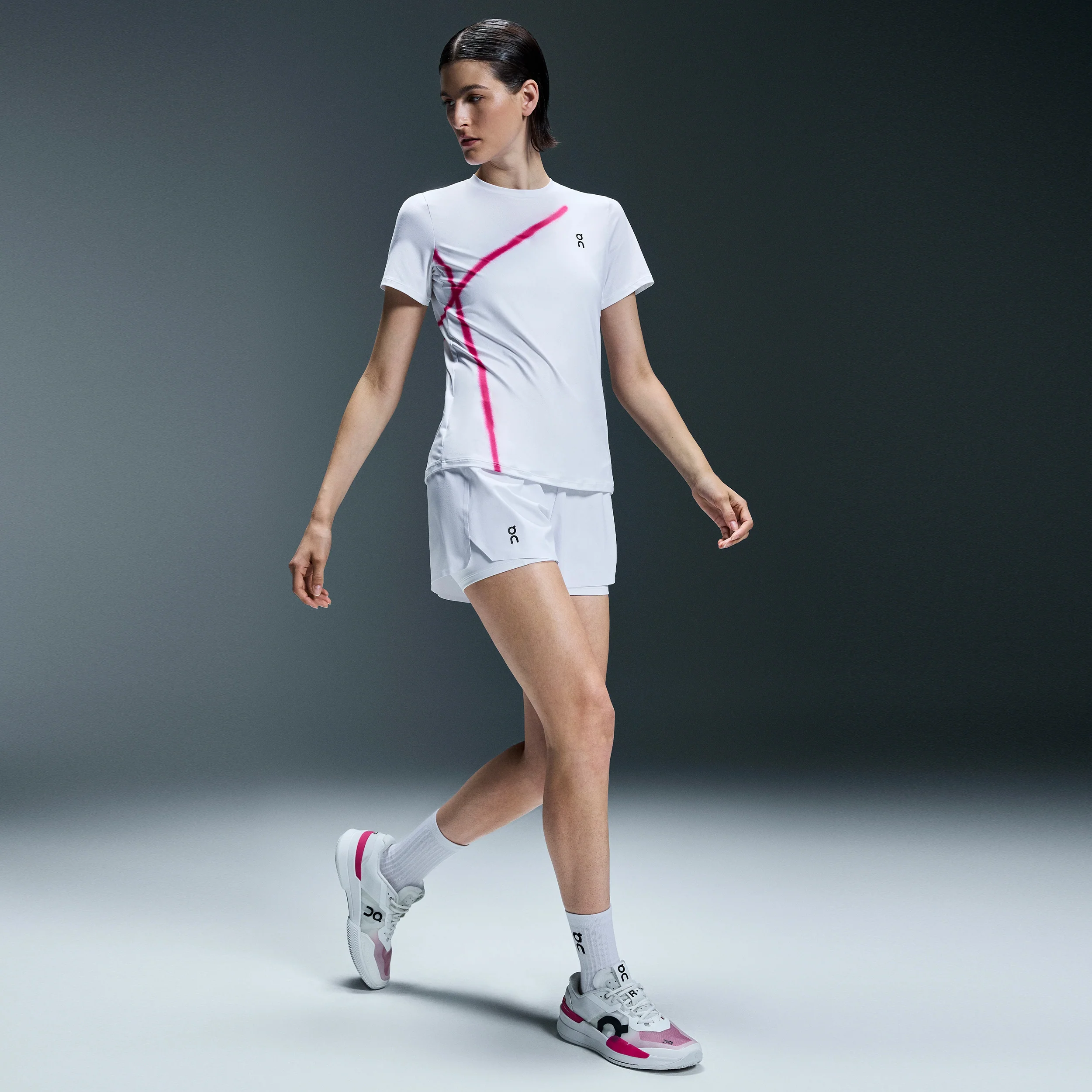 Court Shorts Femmes-Blanc - Image 9