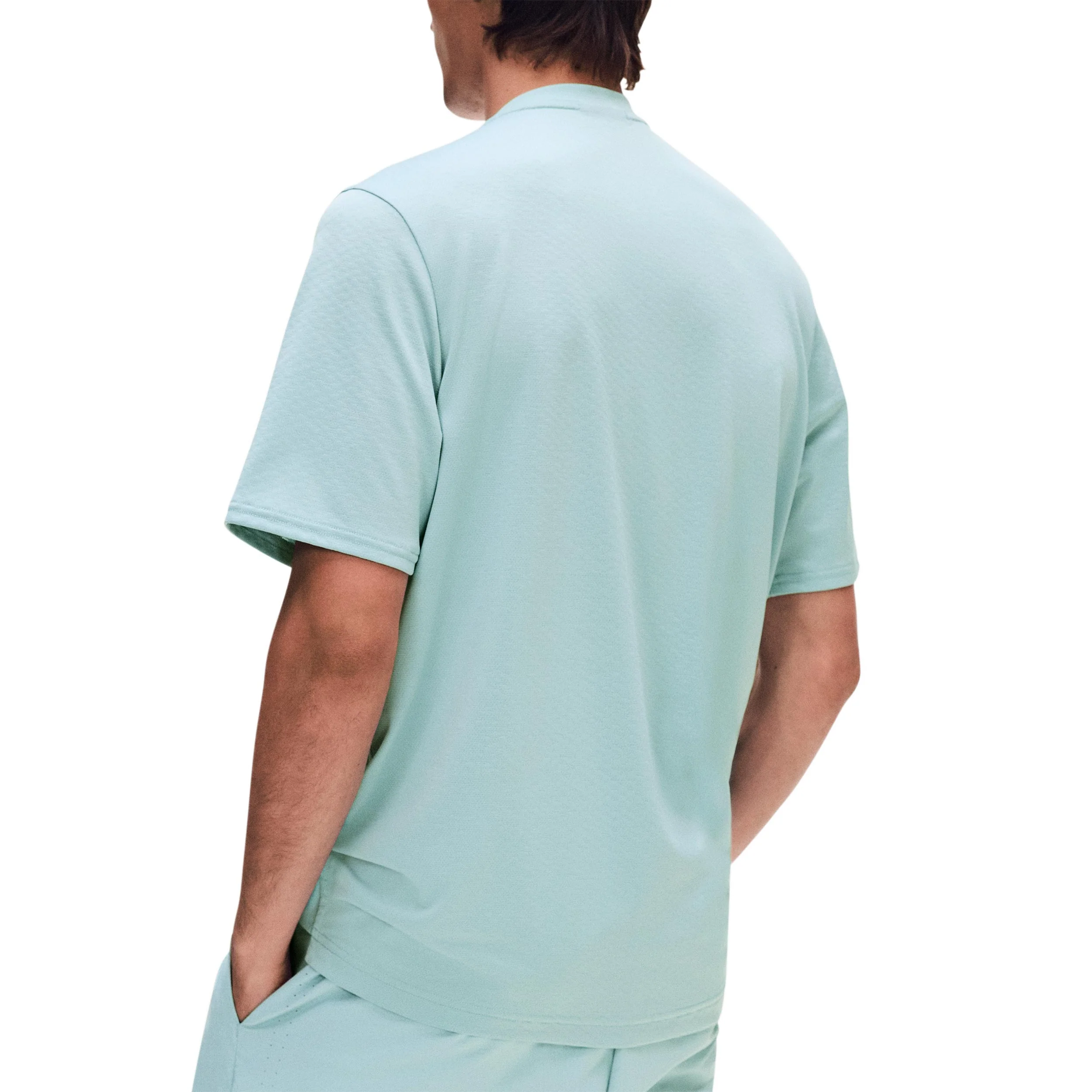 Court-T Edit T-shirt Hommes - bleu gris - Image 6