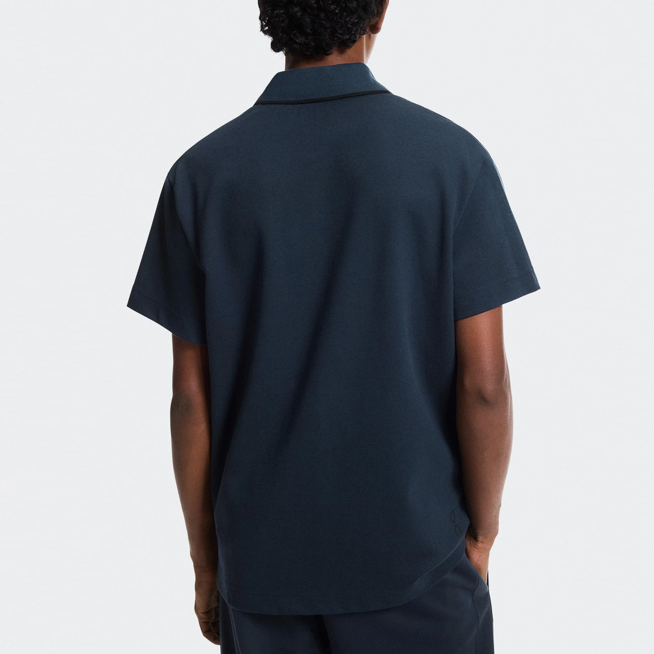 Courtside Polo Hommes - bleu foncé - Image 4