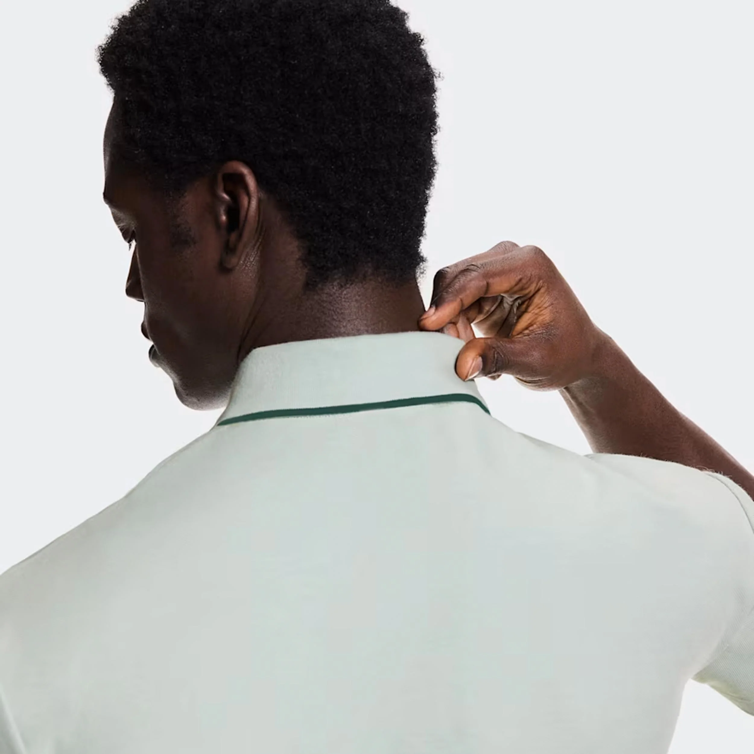 Courtside Polo Hommes - menthe, sauge - Image 4