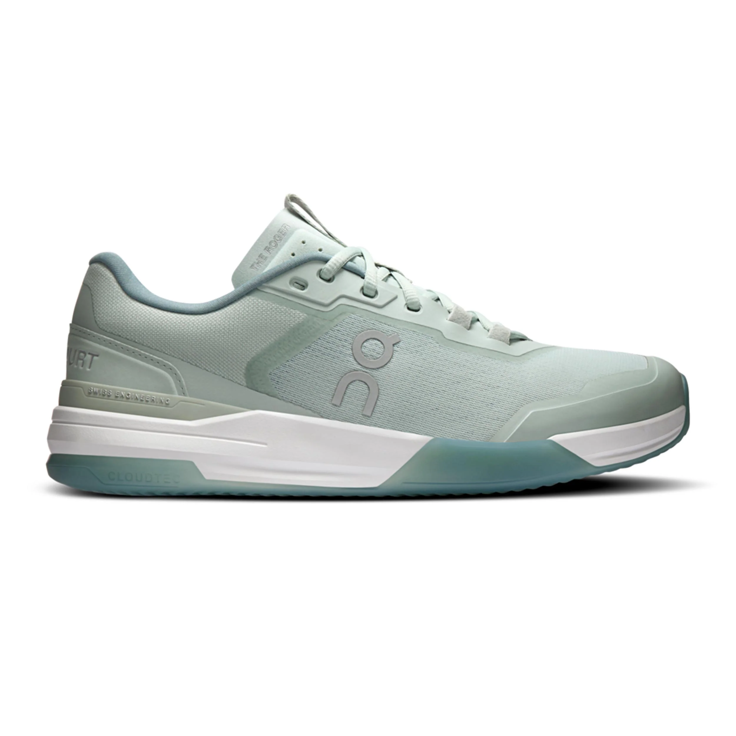 THE ROGER ADV Pro Chaussure terre battue Hommes - menthe, blanc
