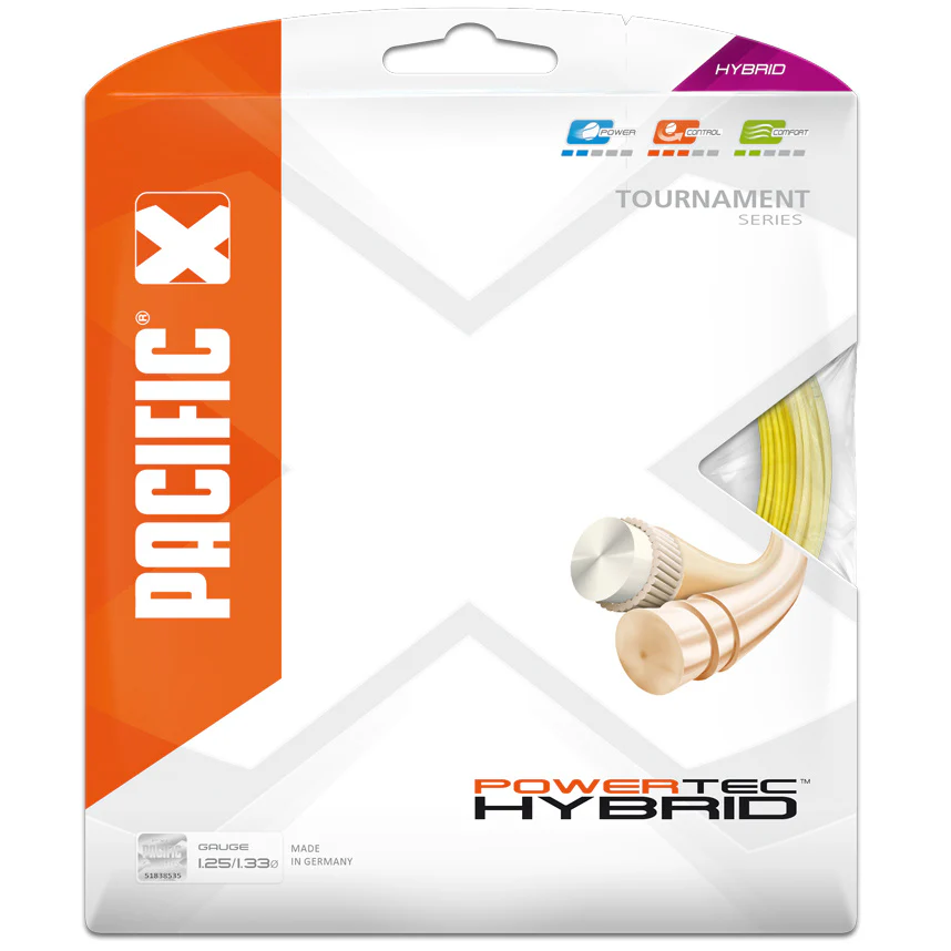 Power Tec Hybrid Cordage En Garniture 12,2m-Écru