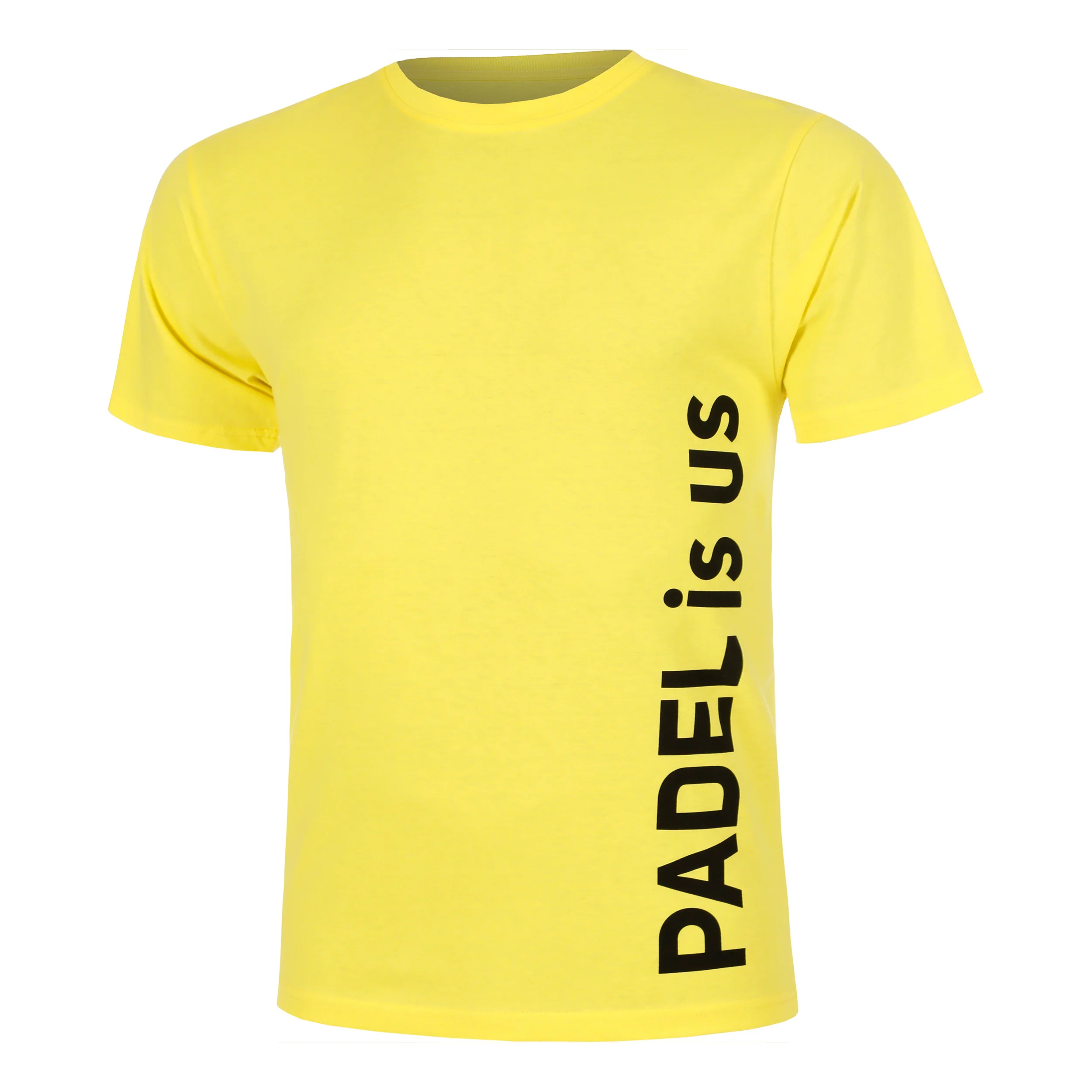 Padel Is Us T-shirt Hommes-Jaune,Noir