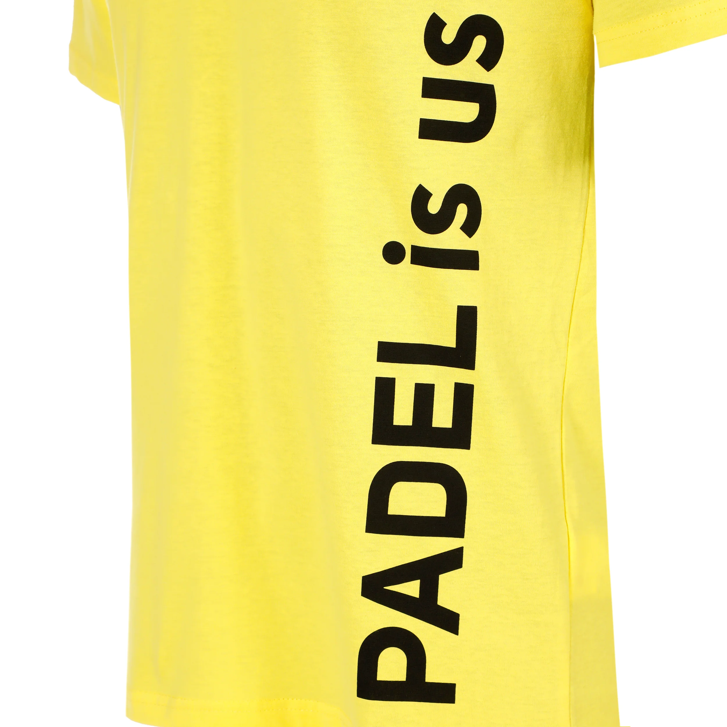 Padel Is Us T-shirt Hommes-Jaune,Noir - Image 3