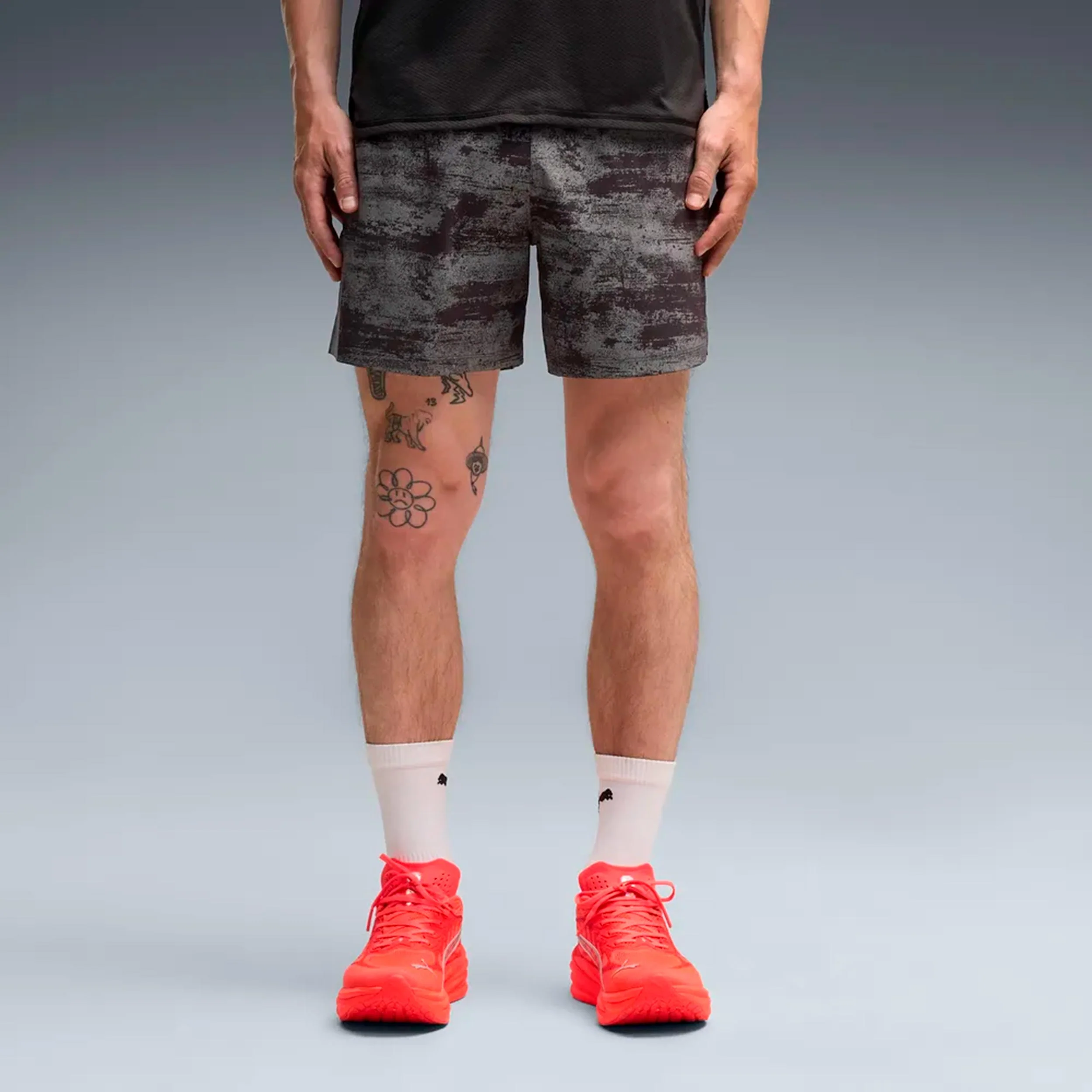 Dreamrun Brightstride AOP 5in Short de running Hommes - noir
