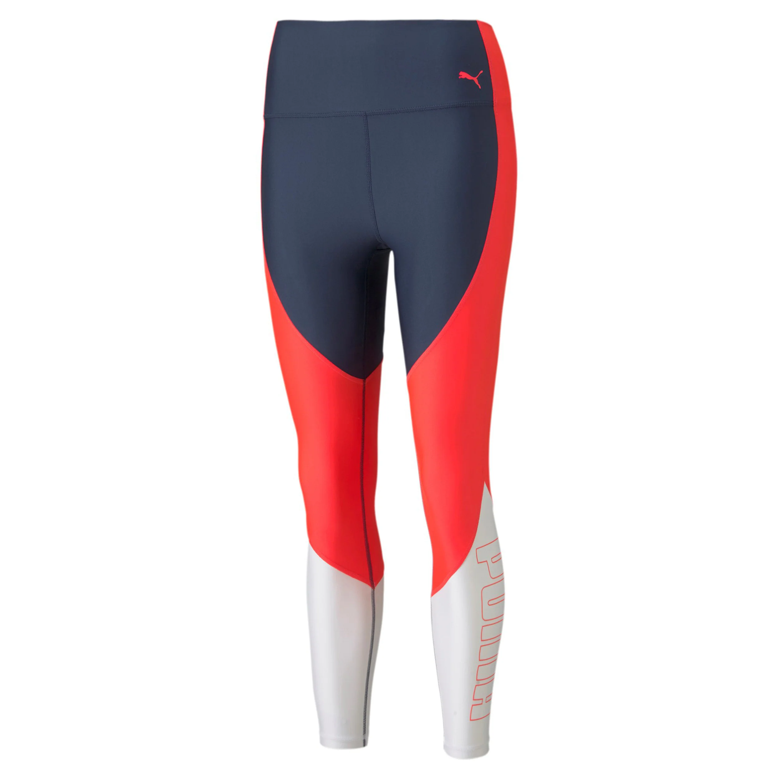 Eversculpt Logo High Waist Collant tight Femmes - bleu foncé, multicouleur