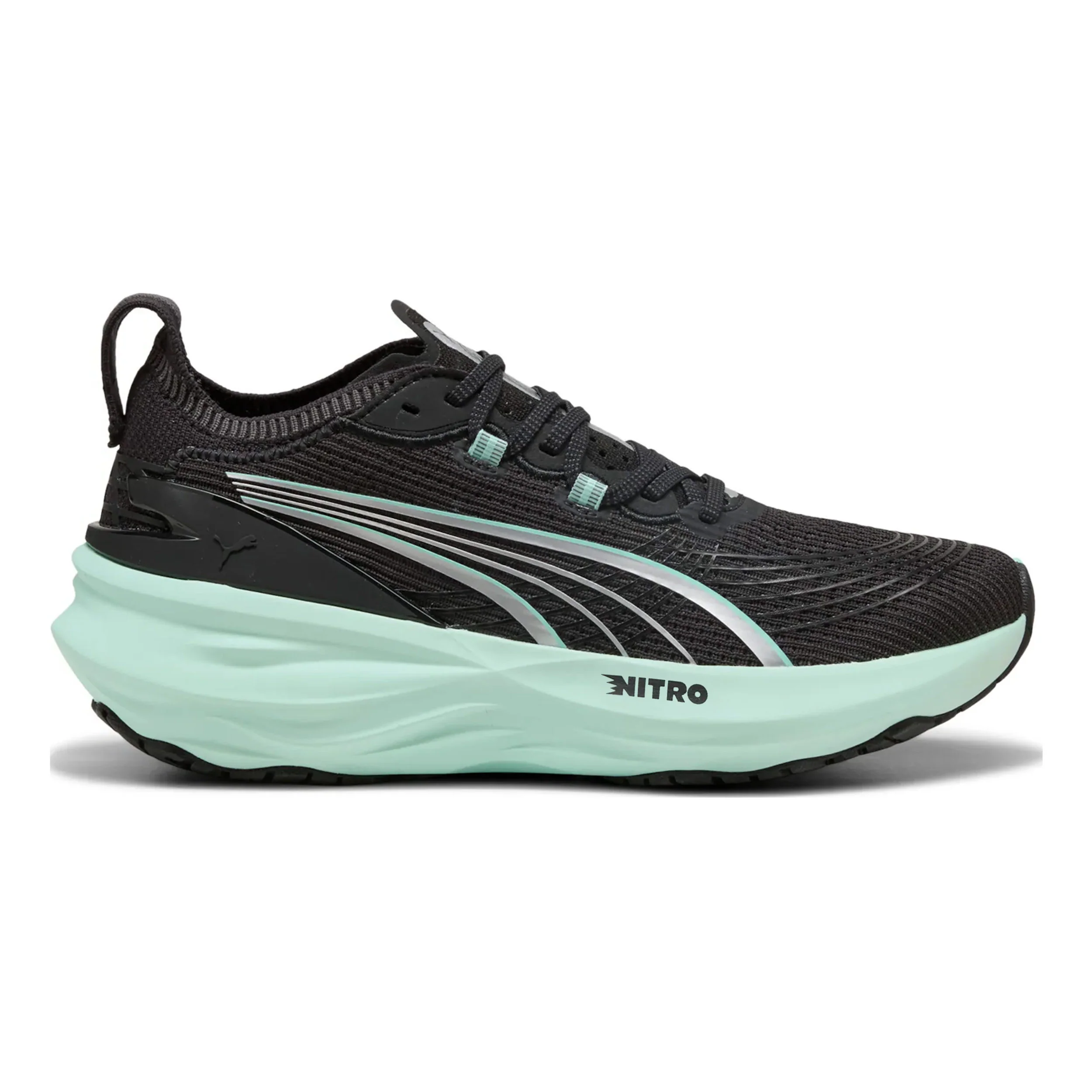 ForeverRun Nitro 2 Chaussure De Running Avec Stabilisateurs Femmes-Noir,Mint