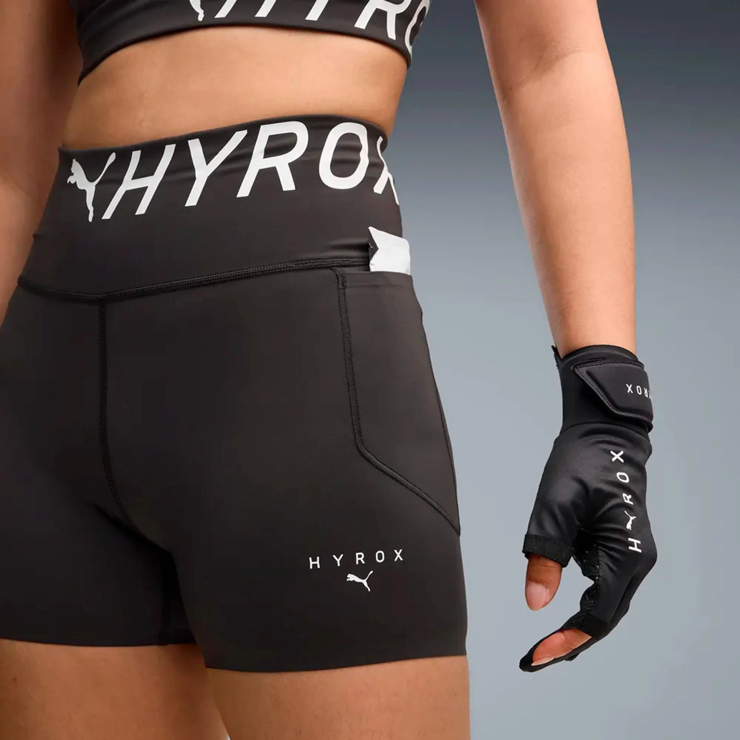 HYROX PWRMODE 4in Collant de course Femmes - noir - Image 4
