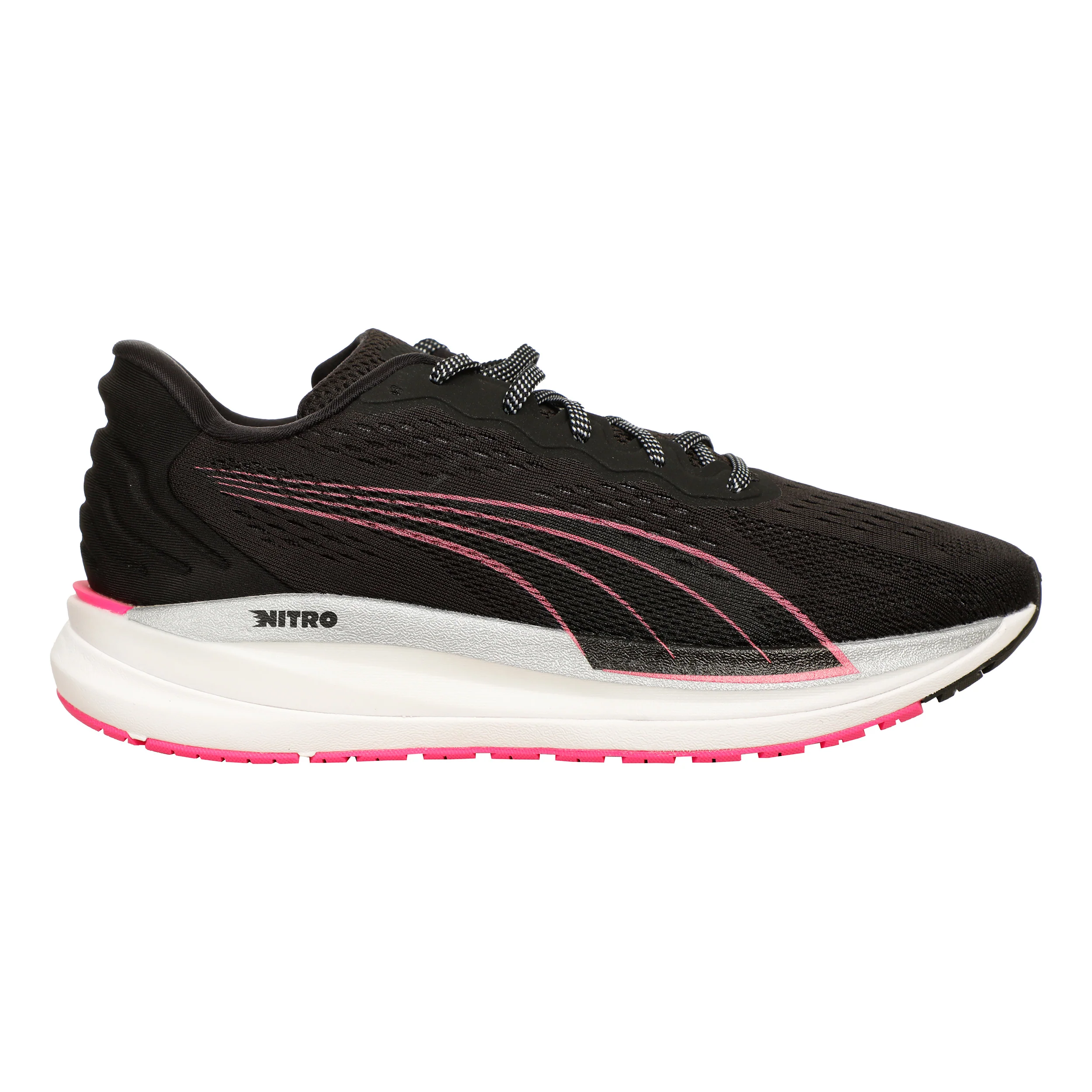 Magnify Nitro Surge Chaussure De Running Sans Stabilisateurs Femmes-Noir,Gris