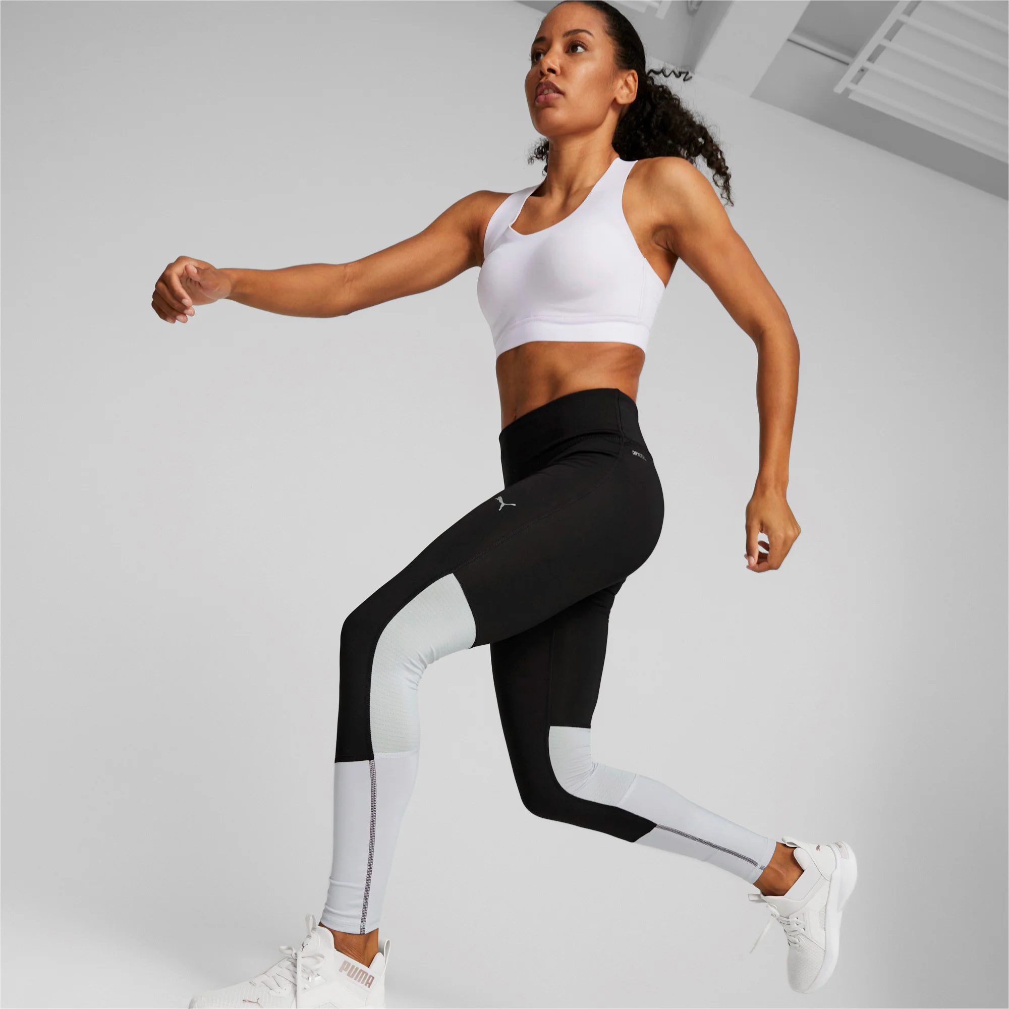 Run Favorite Regular Rise Long Collant Tight Femmes-Noir,Lilas - Image 4