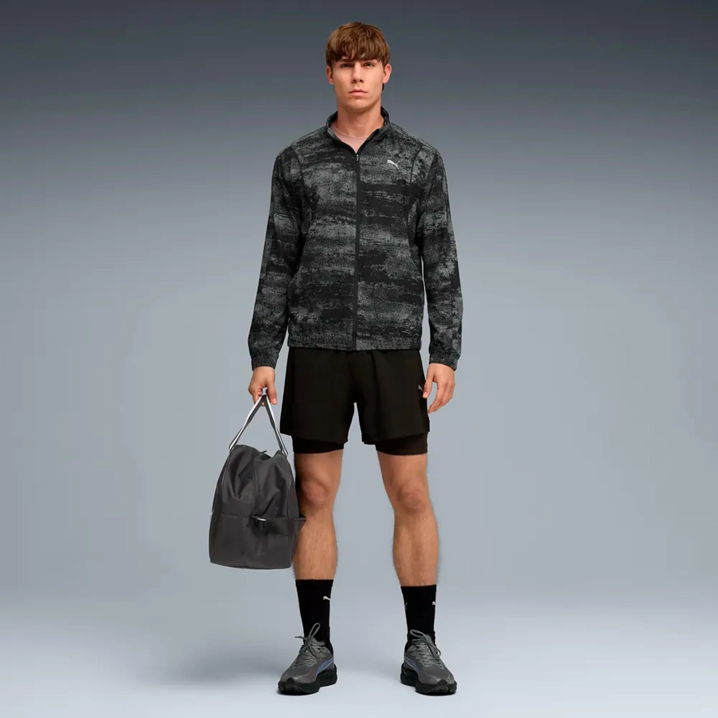 Velocity AOP Woven Veste running Hommes - noir - Image 4