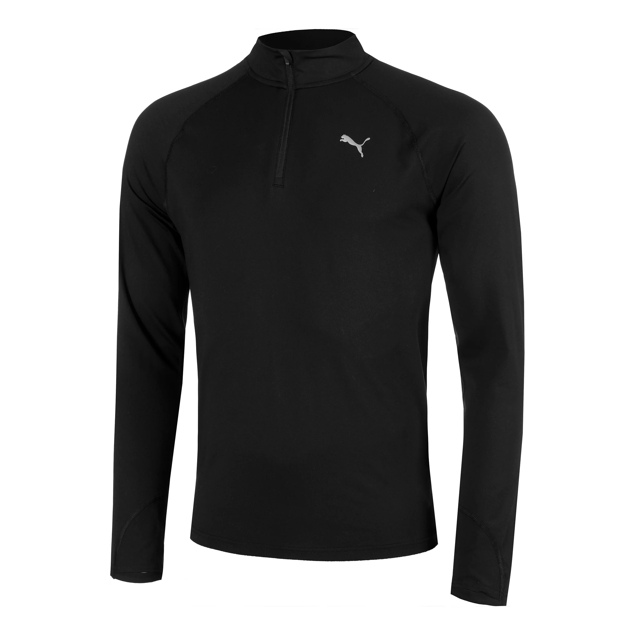 Velocity Cloudspun 1/4 Zip Maillot de course Hommes - noir