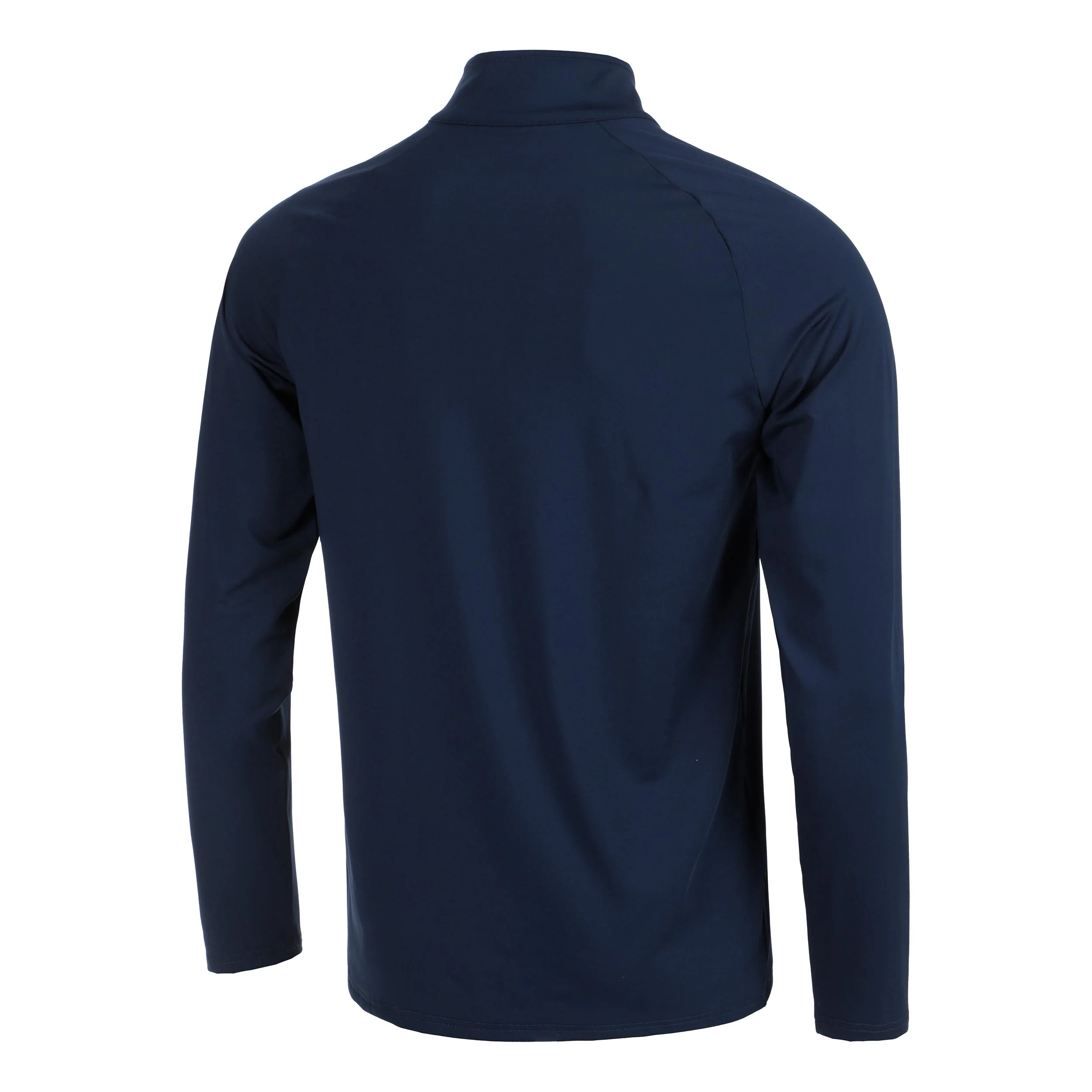 Big Serve 1/4 Zip Haut manches longues Hommes-bleu foncé - Image 2