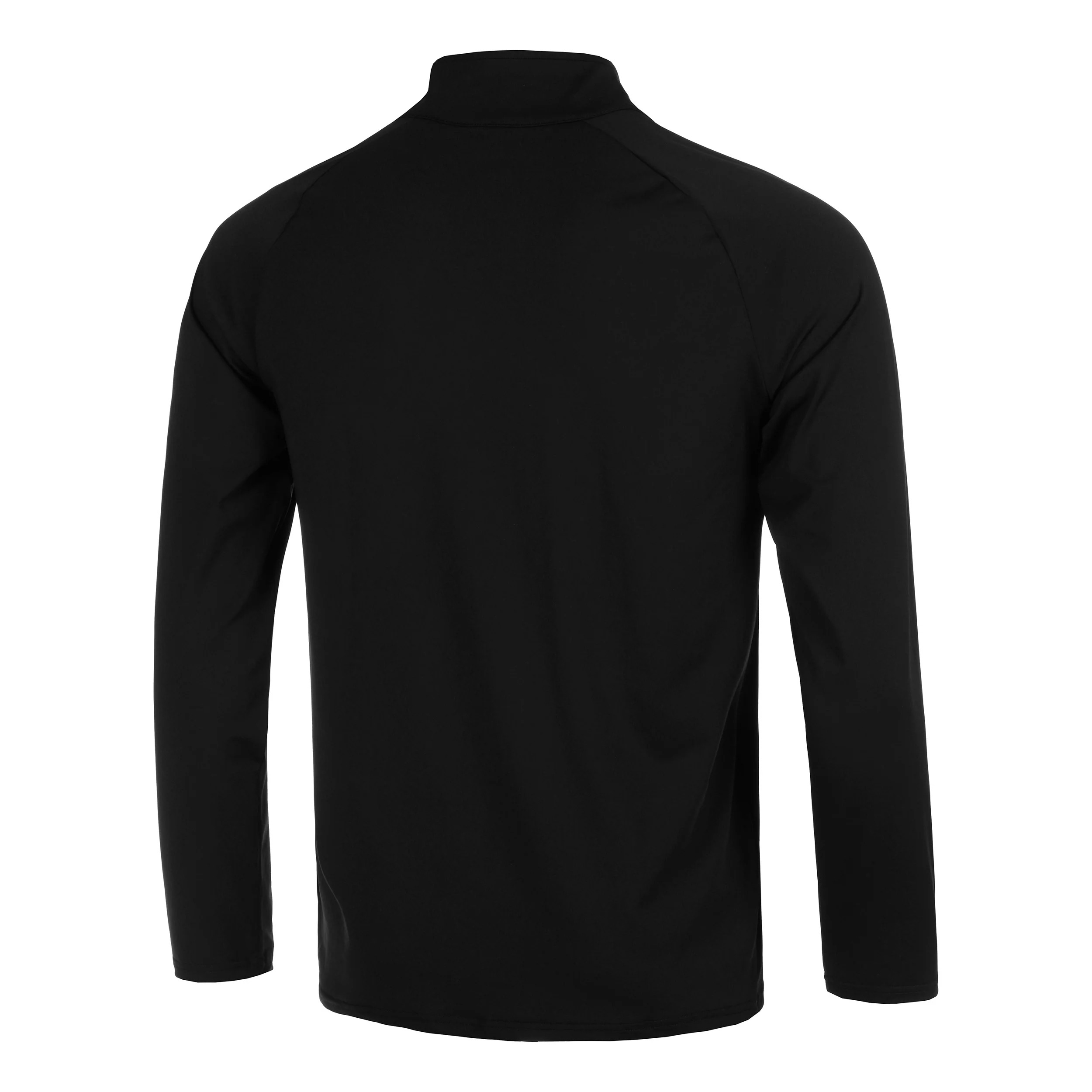 Big Serve 1/4 Zip Haut Manches Longues Hommes-Noir - Image 2