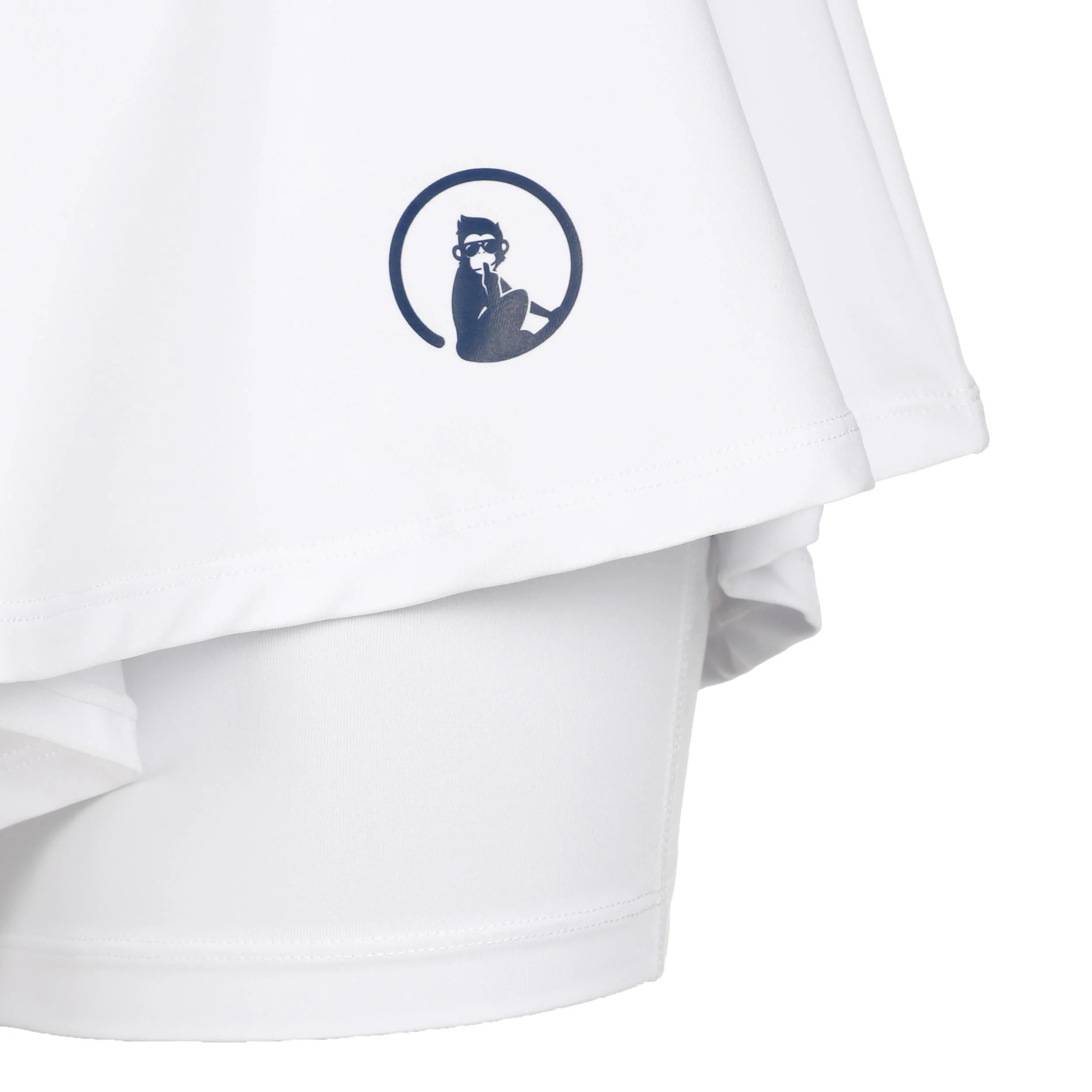 Bounce Jupe Femmes-Blanc,Bleu Foncé - Image 9