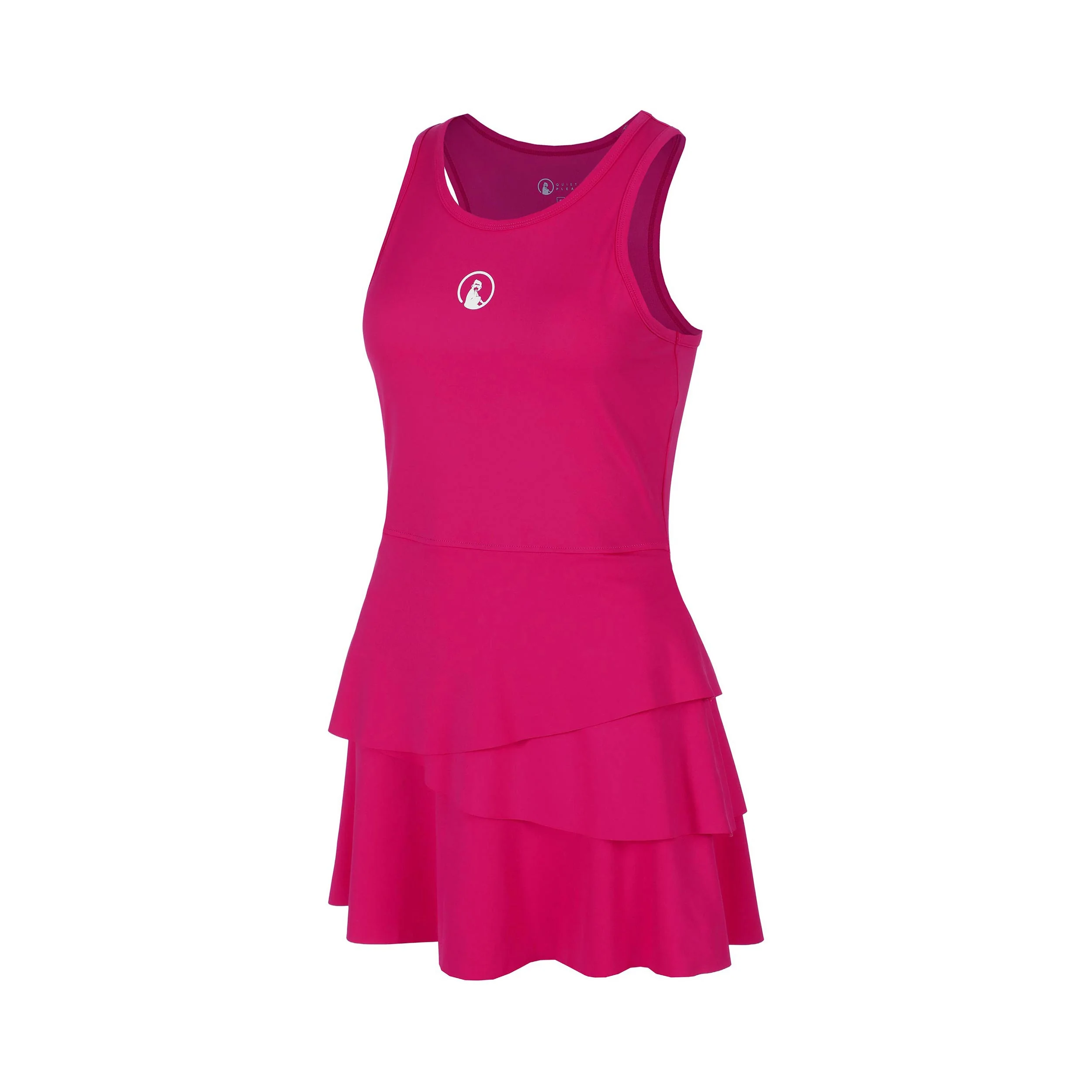 Create Flounce Robe Filles-Pink,Blanc