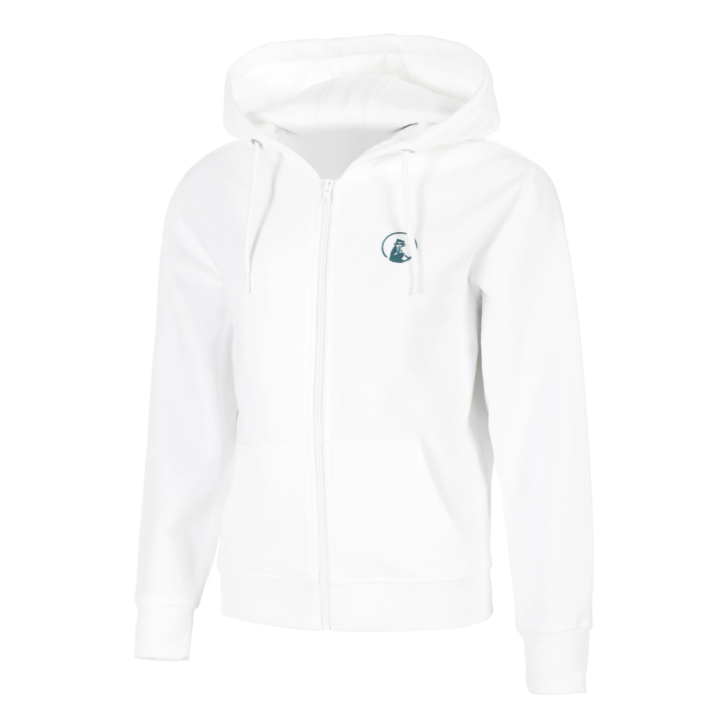 Create Flower Zip Gilet En Coton Femmes-Blanc,Multicouleur - Image 2