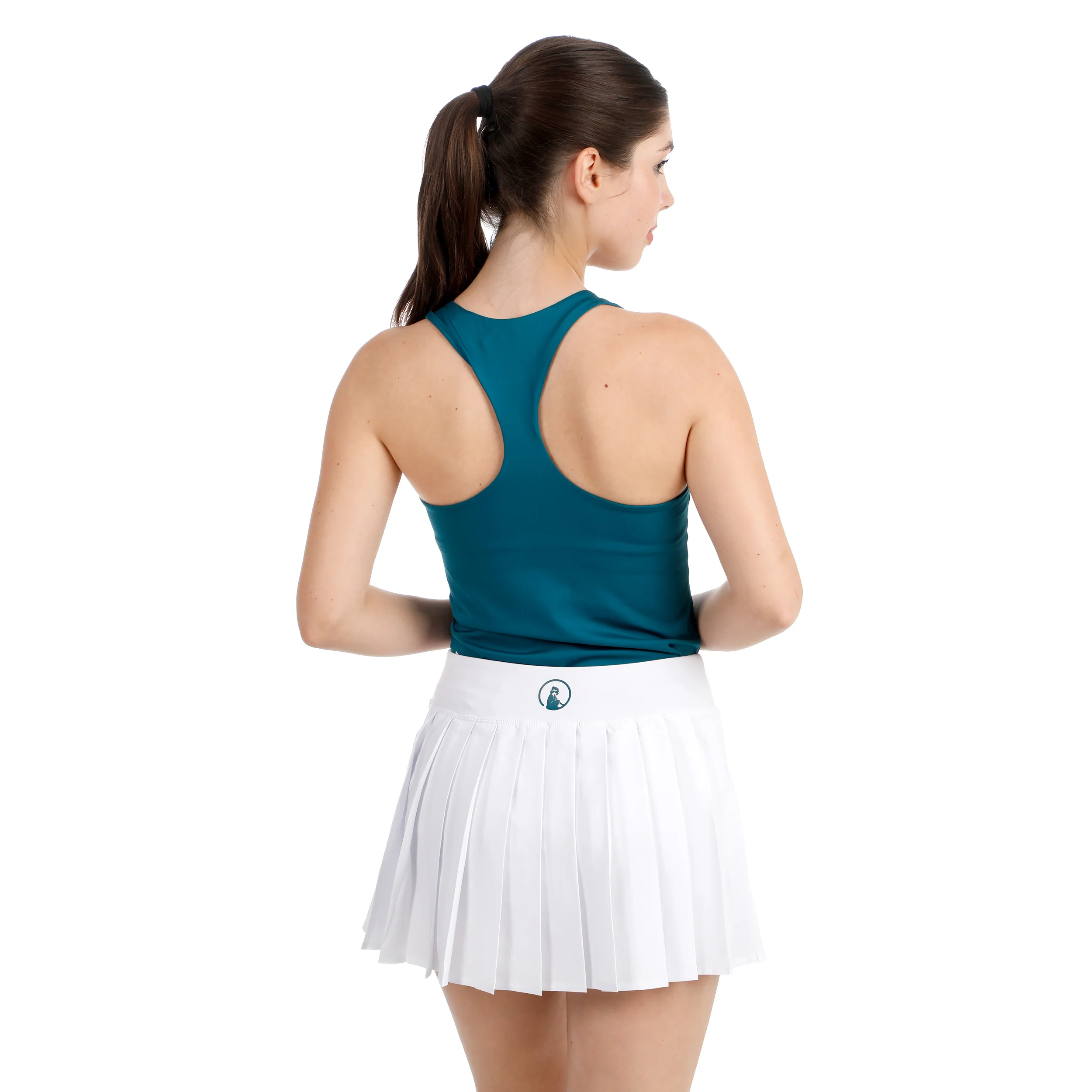 Create Inside In Débardeur Tank Top Femmes-Bleu Petrol, Blanc - Image 5