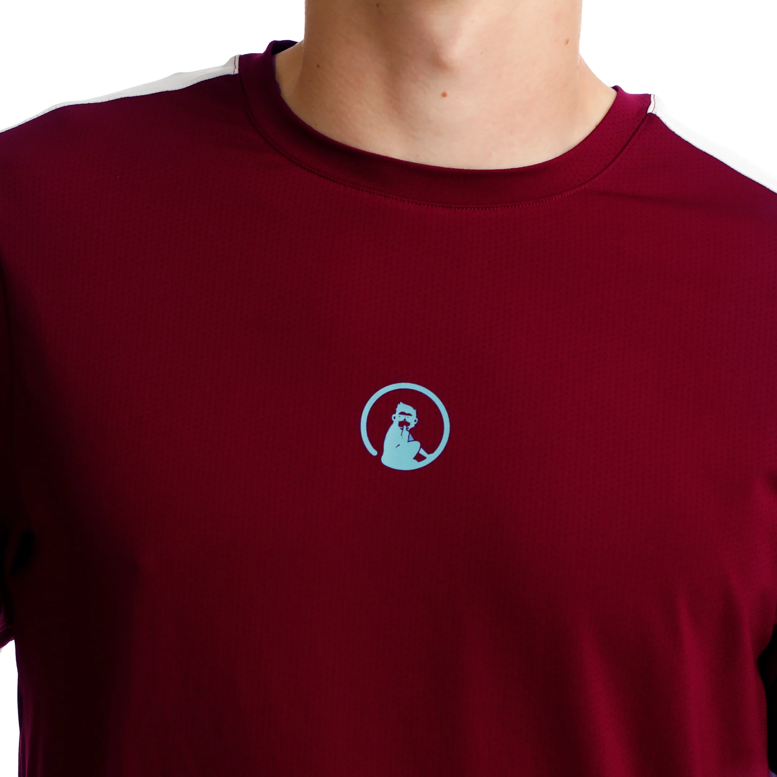 Create Receiver Hori T-shirt Hommes-Rouge Vin, Multicouleur - Image 8