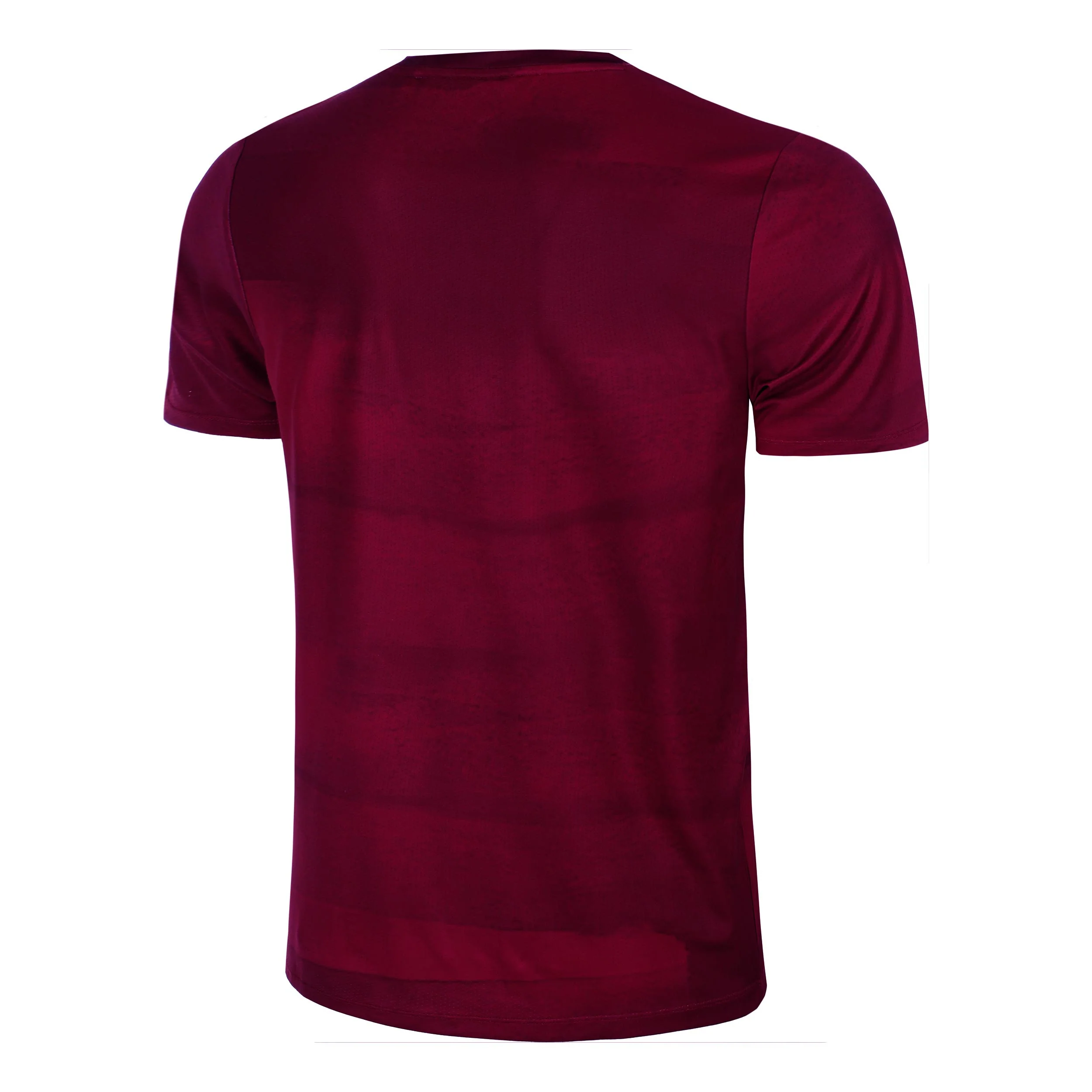 Create Receiver Wipe T-shirt Hommes-Rouge Vin, Blanc - Image 2