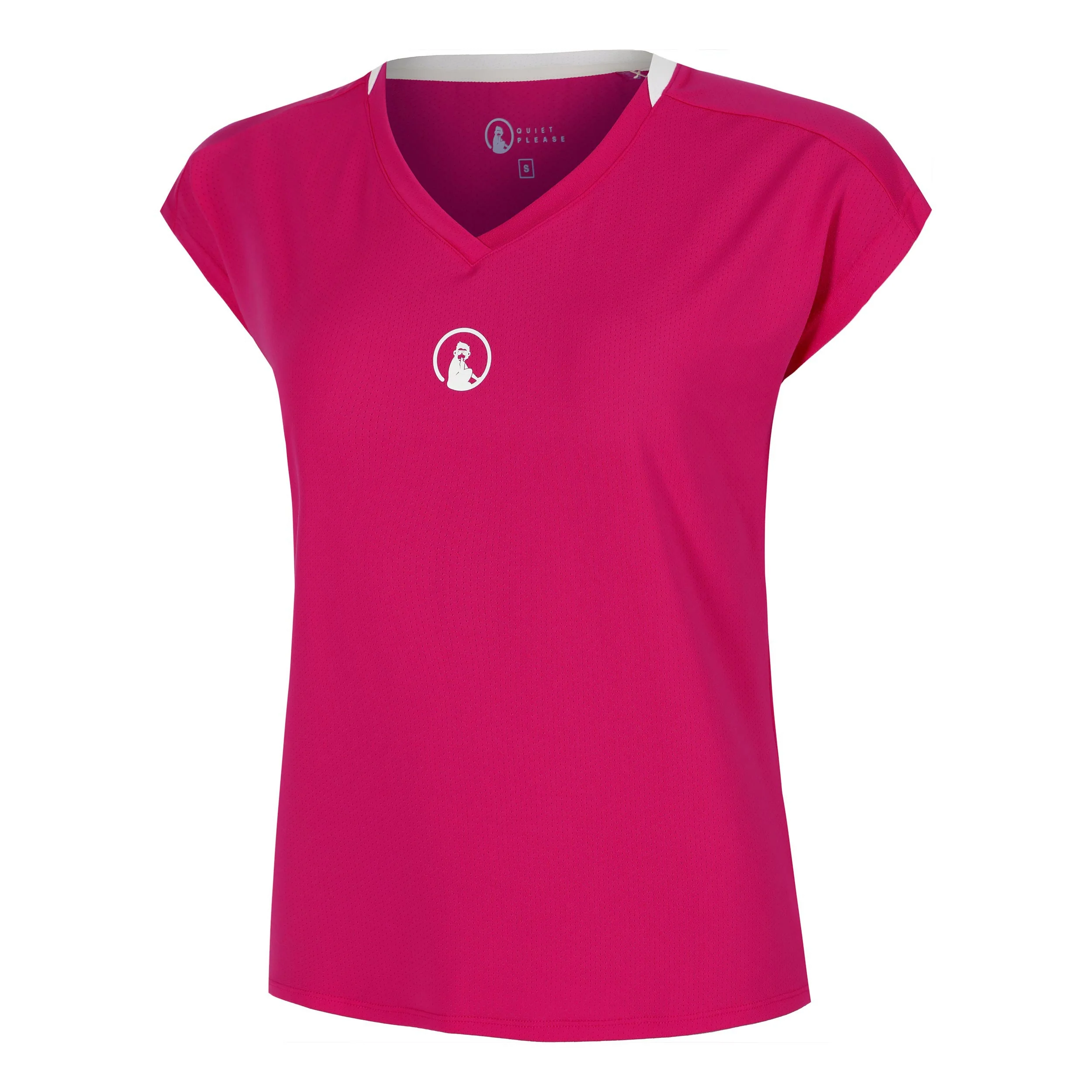 Create Volley T-shirt Femmes-Pink,Blanc