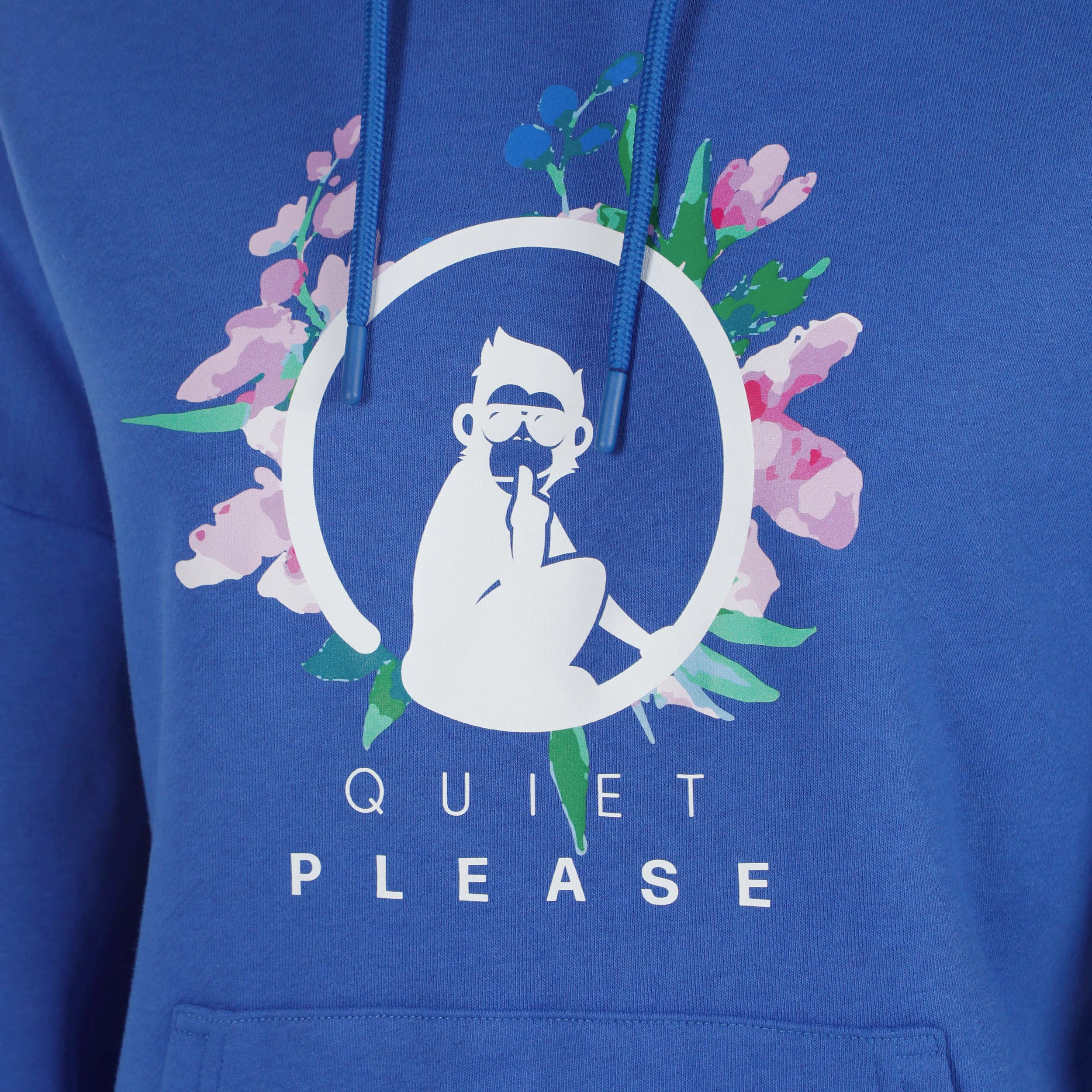 Crush Flower Logo Sweat à capuche Femmes-bleu, blanc - Image 3
