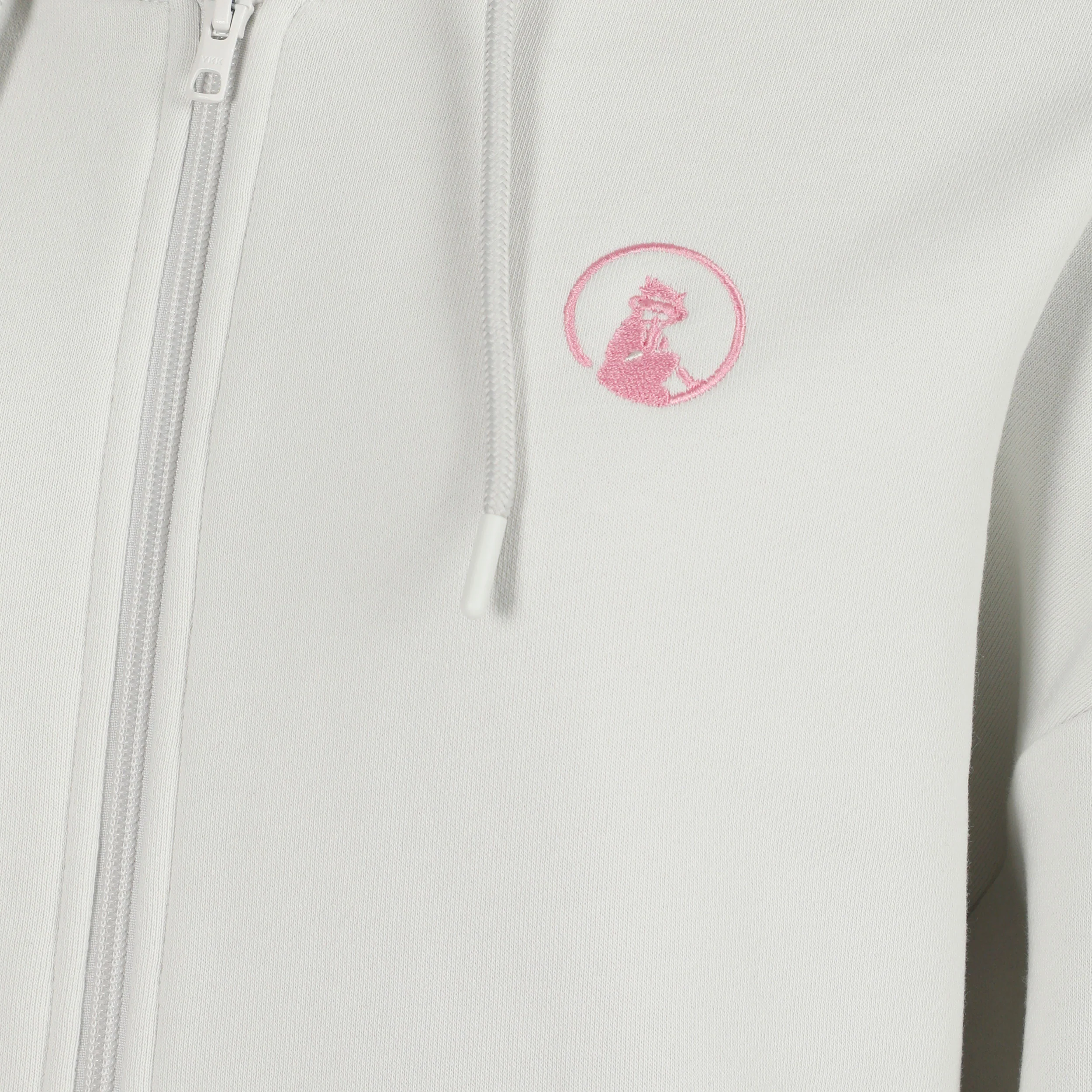 Crush Palm Court Gilet en coton Filles-gris clair, pink fluo - Image 4