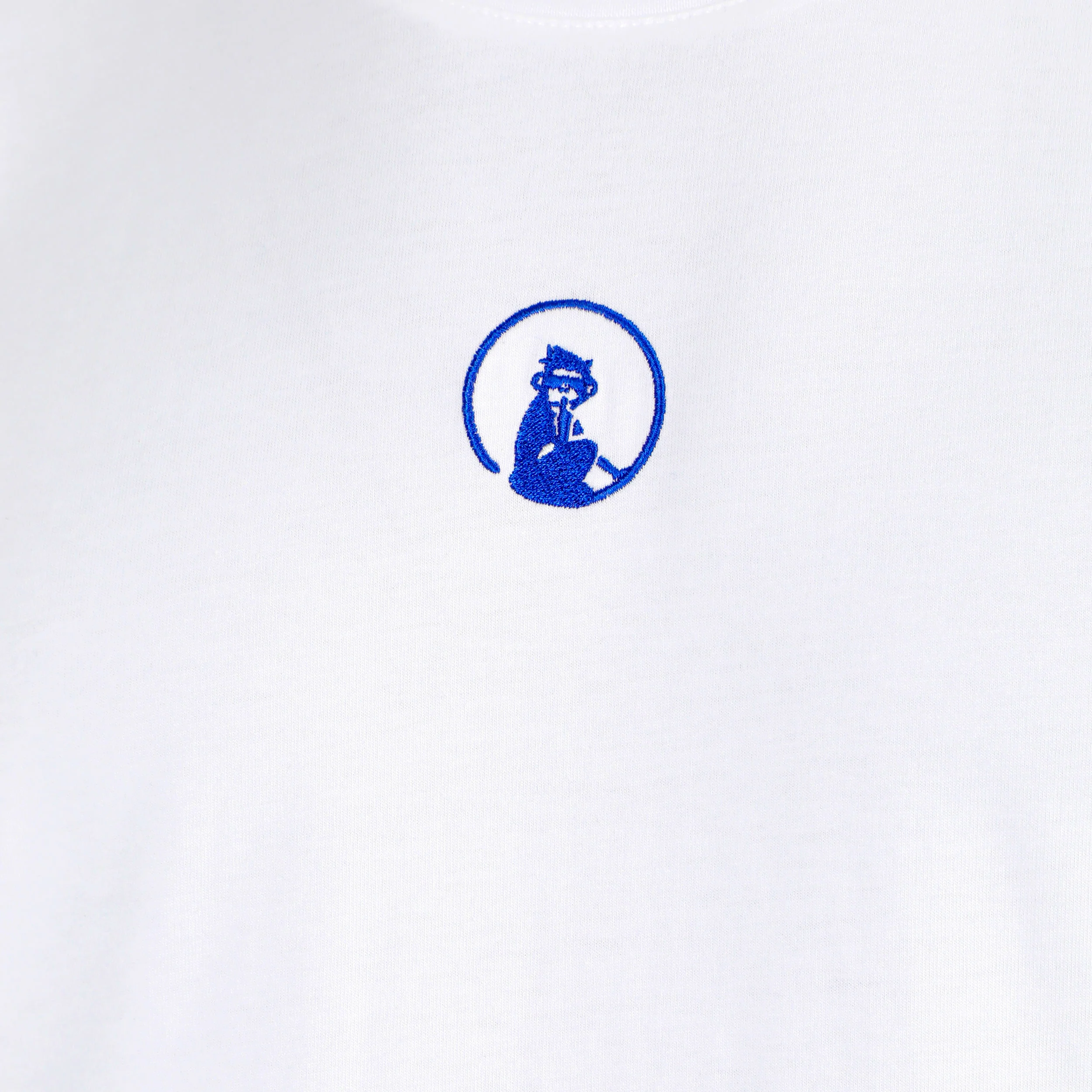 Crush T-Line T-shirt Hommes-blanc, bleu - Image 4