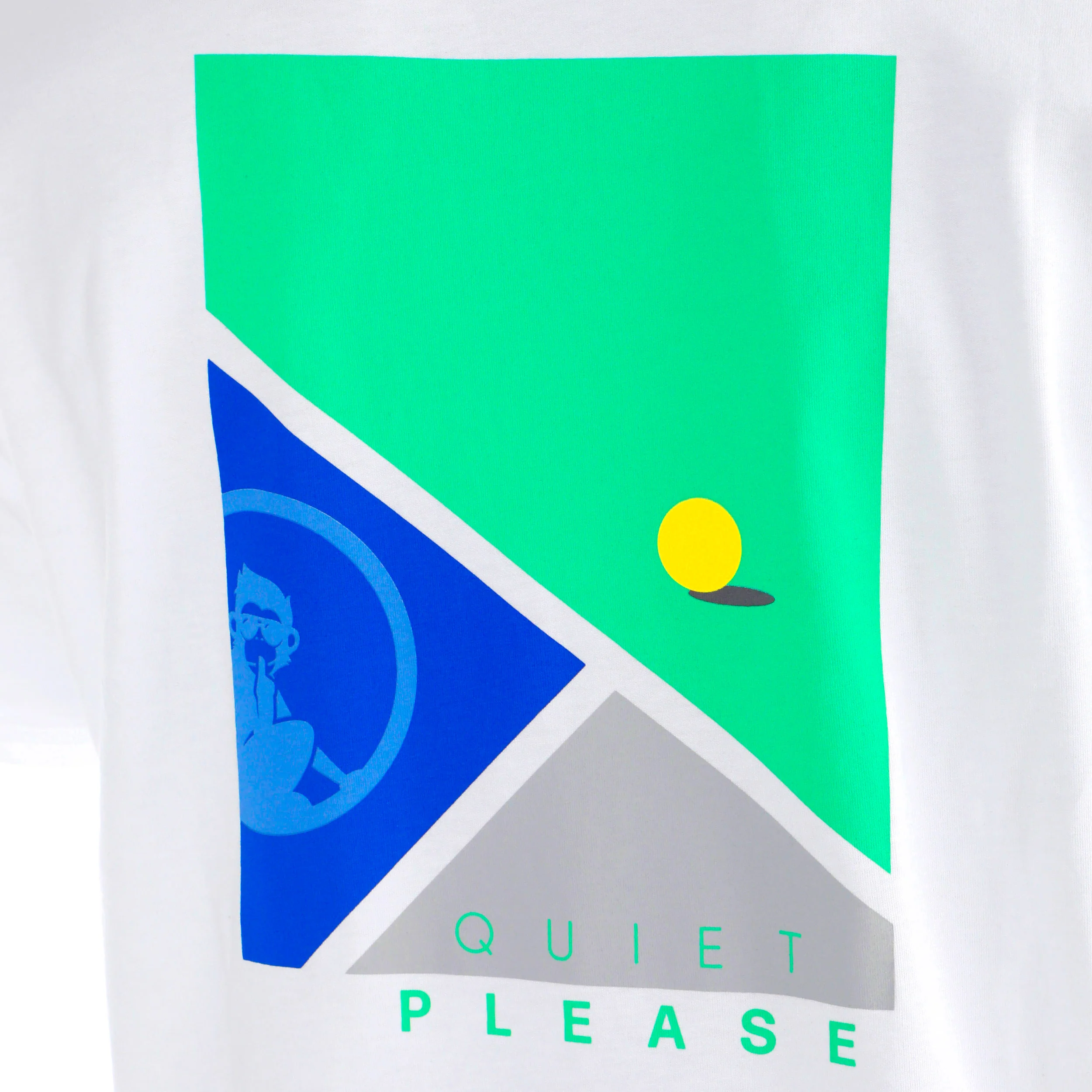 Crush T-Line T-shirt Hommes-blanc, bleu - Image 5