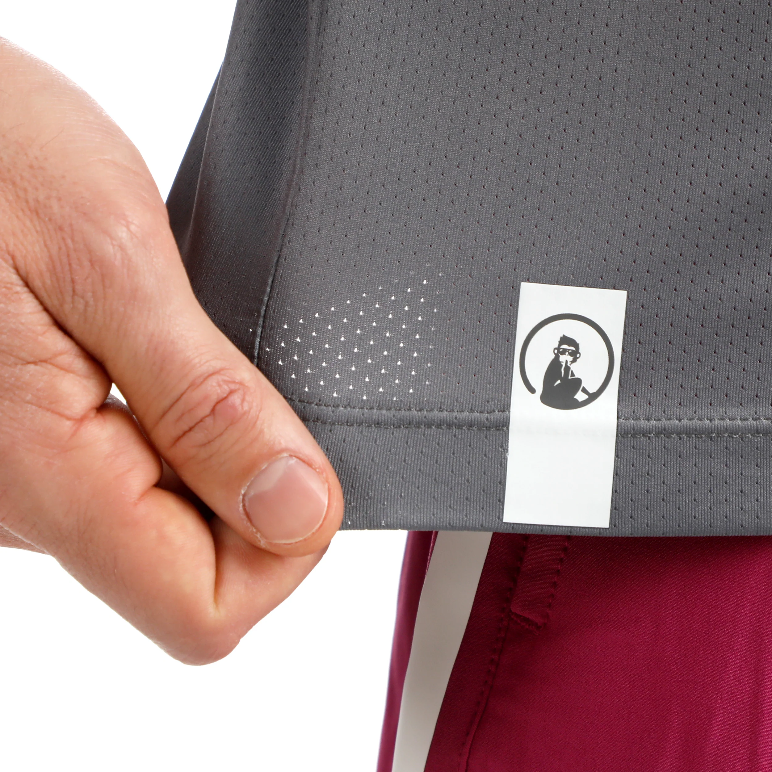 Crush Tournament Block Polo Hommes - berry, blanc - Image 8