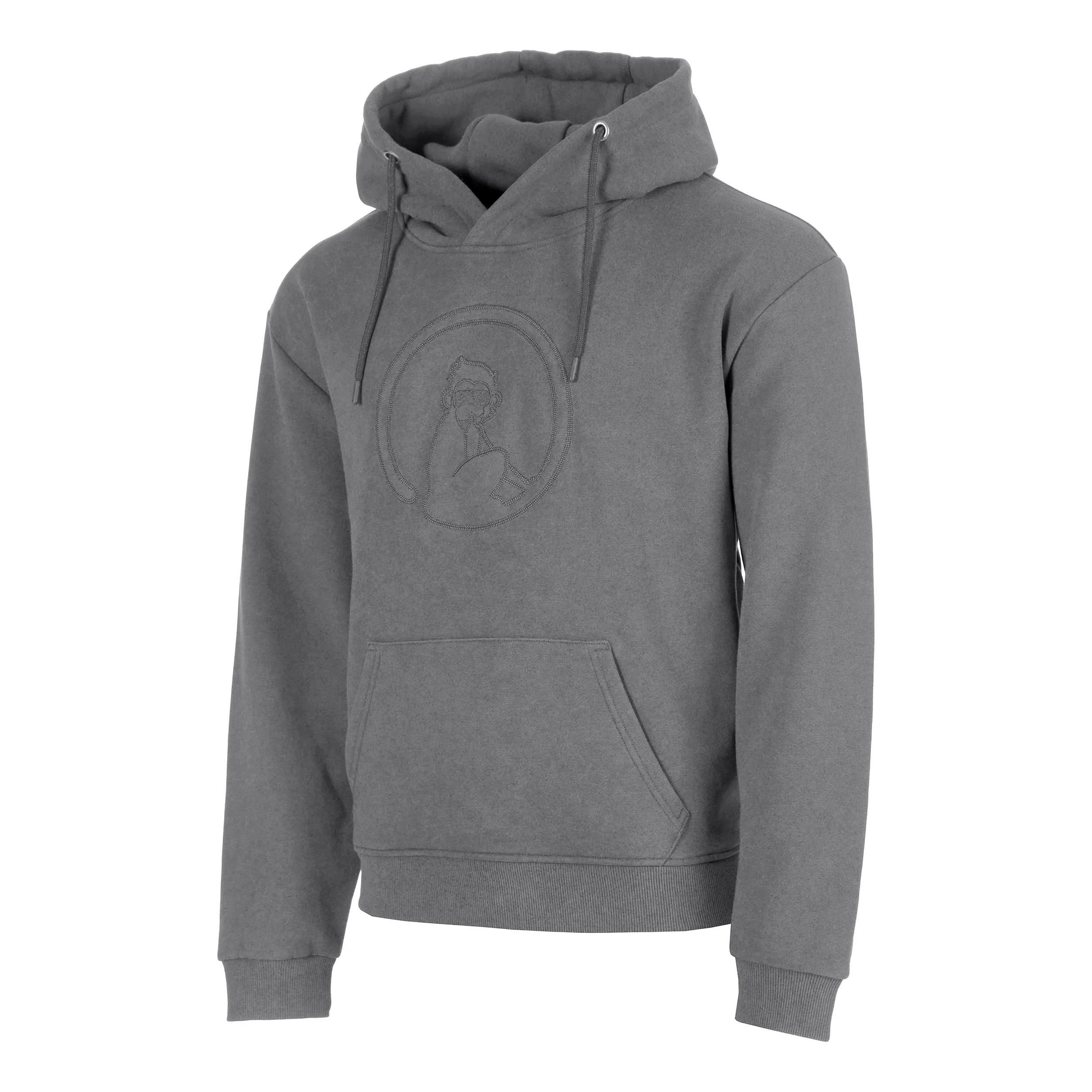 Crush Washed Out Loose Fit Sweat à capuche Hommes-gris clair, gris clair