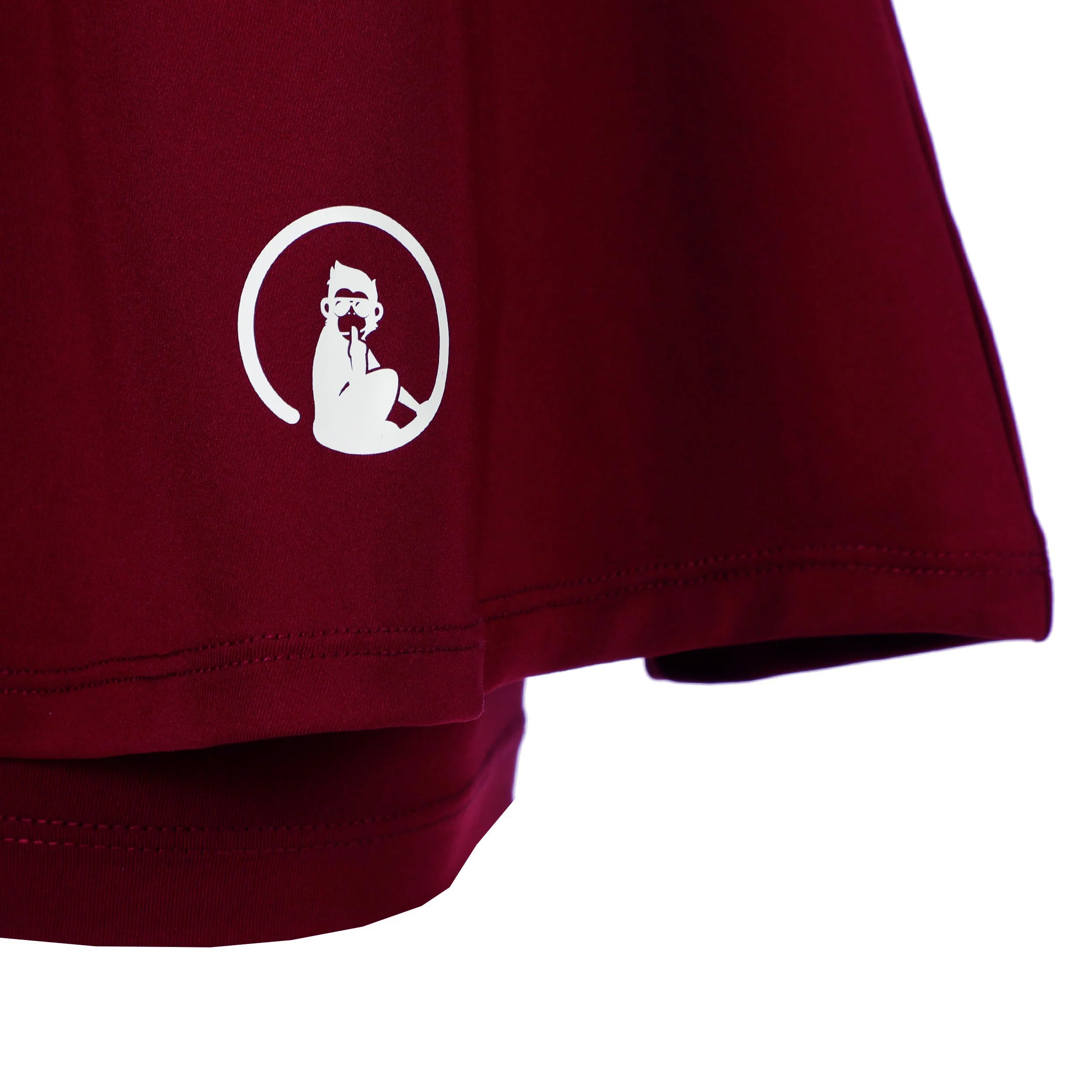 Endlessly Bounce Jupe Femmes-Rouge Vin, Multicouleur - Image 4