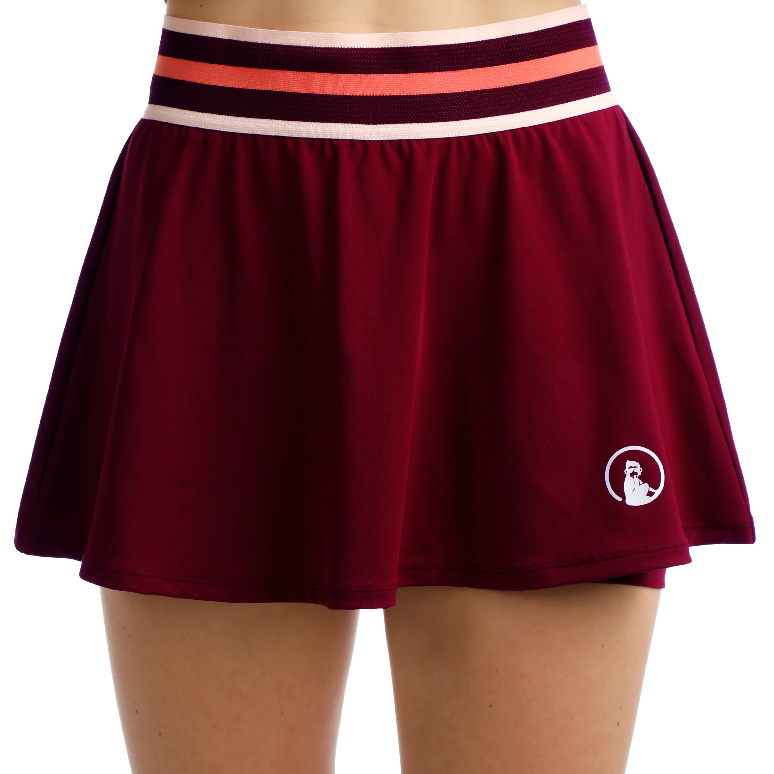 Endlessly Bounce Jupe Femmes-Rouge Vin, Multicouleur - Image 7