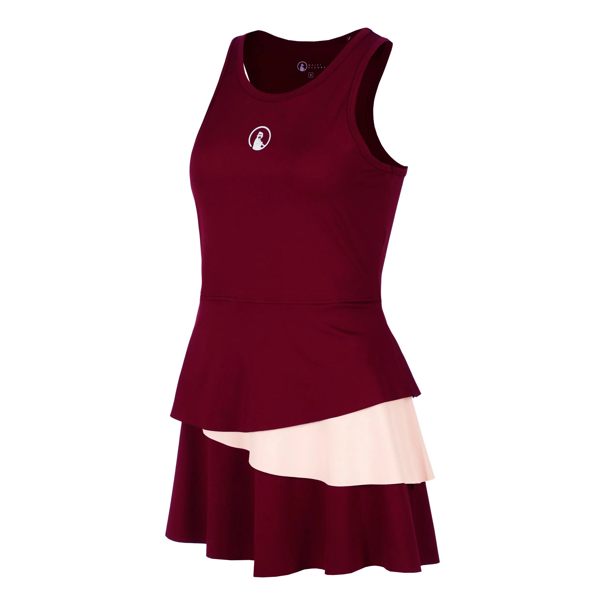 Endlessly Flounce Robe Femmes-Rouge Vin, Rosé