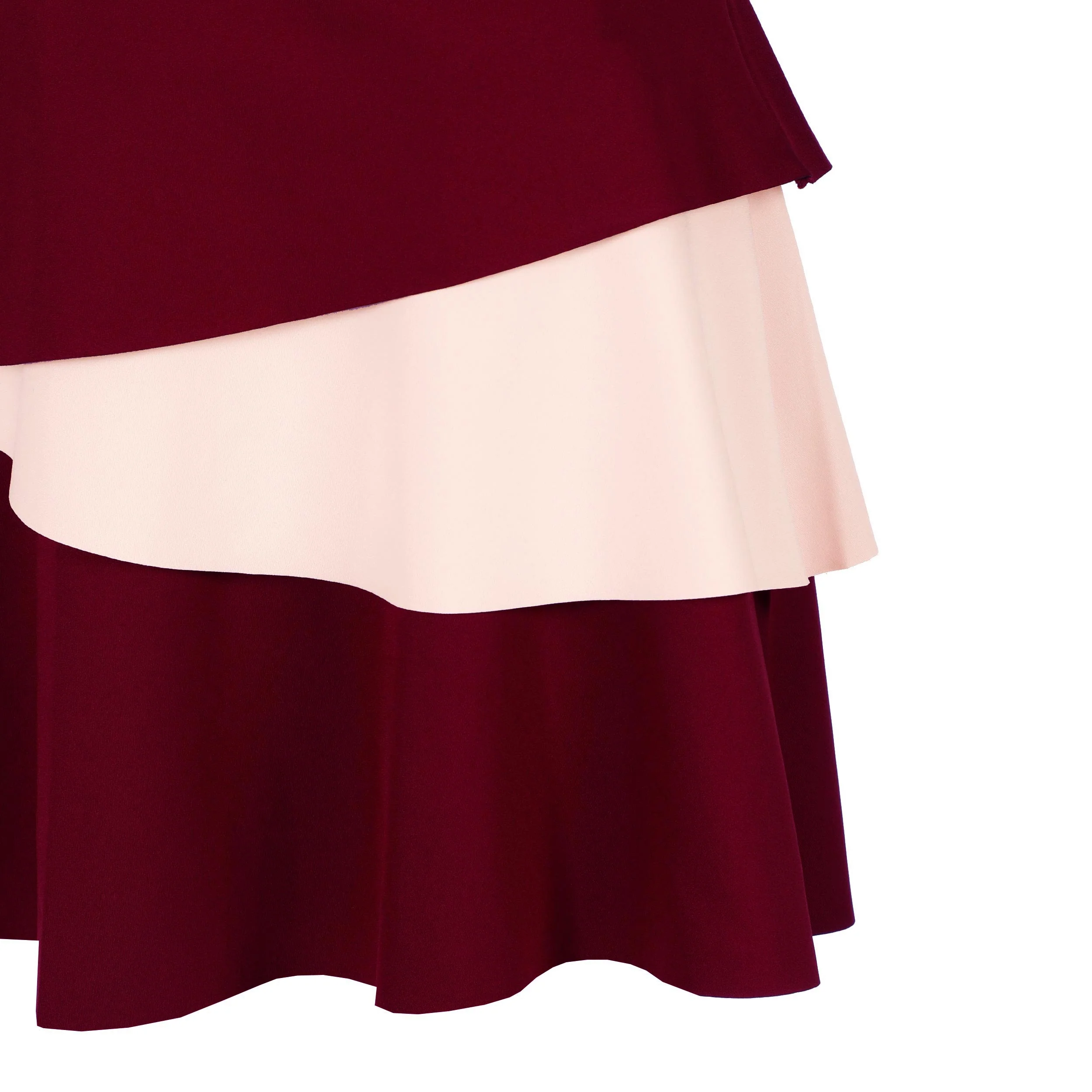 Endlessly Flounce Robe Femmes-Rouge Vin, Rosé - Image 11