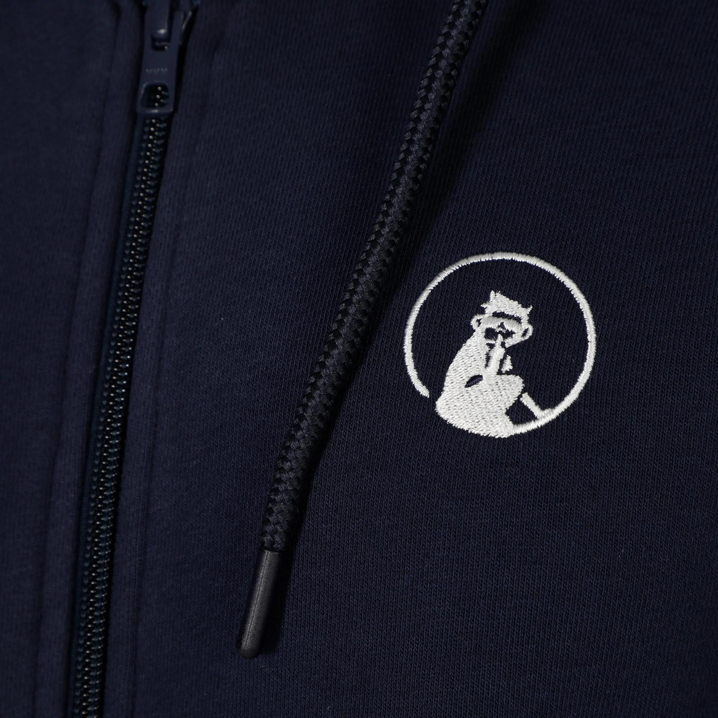 Essential Zip Gilet en coton Femmes-bleu foncé - Image 3