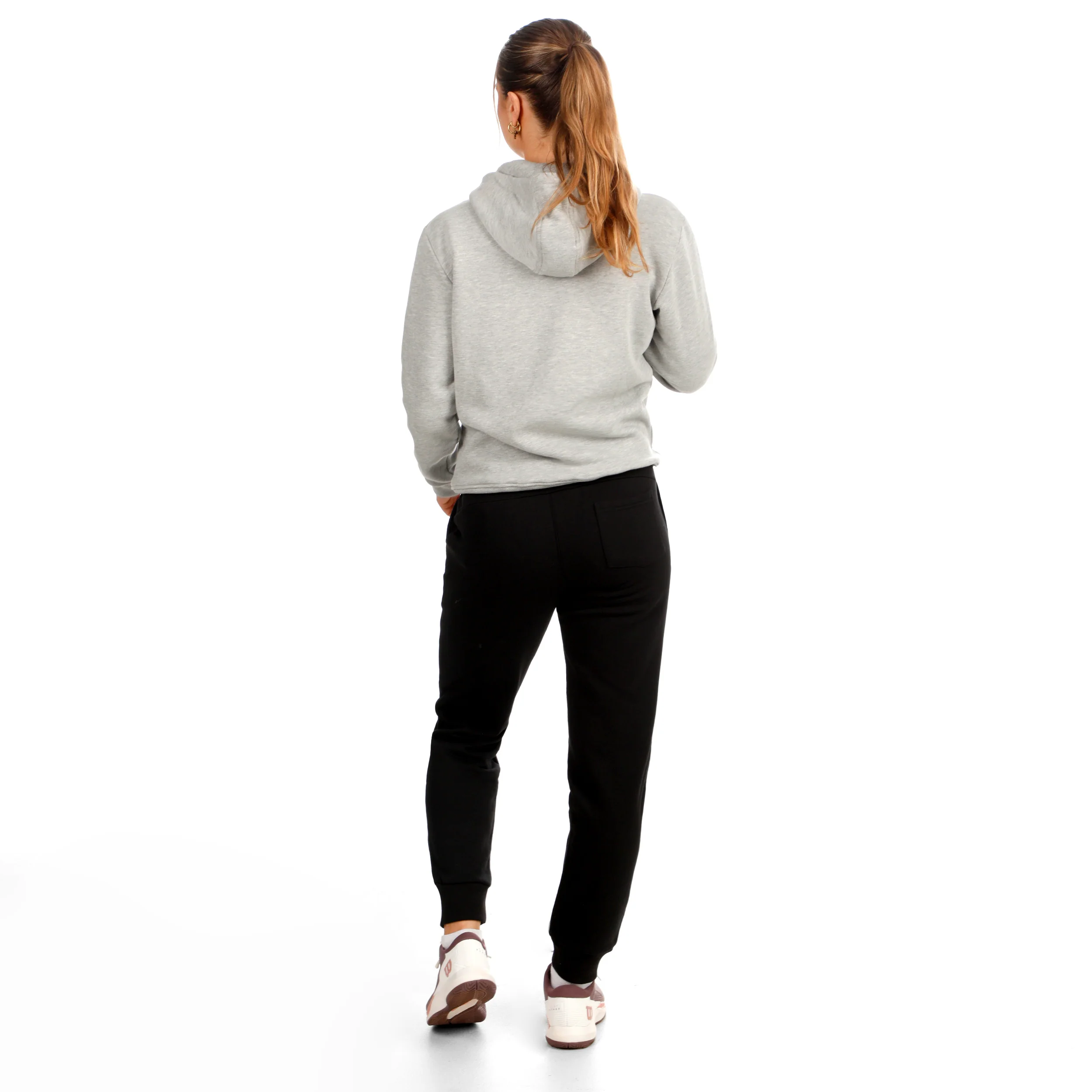 Essential Zip Gilet en coton Femmes-gris - Image 6