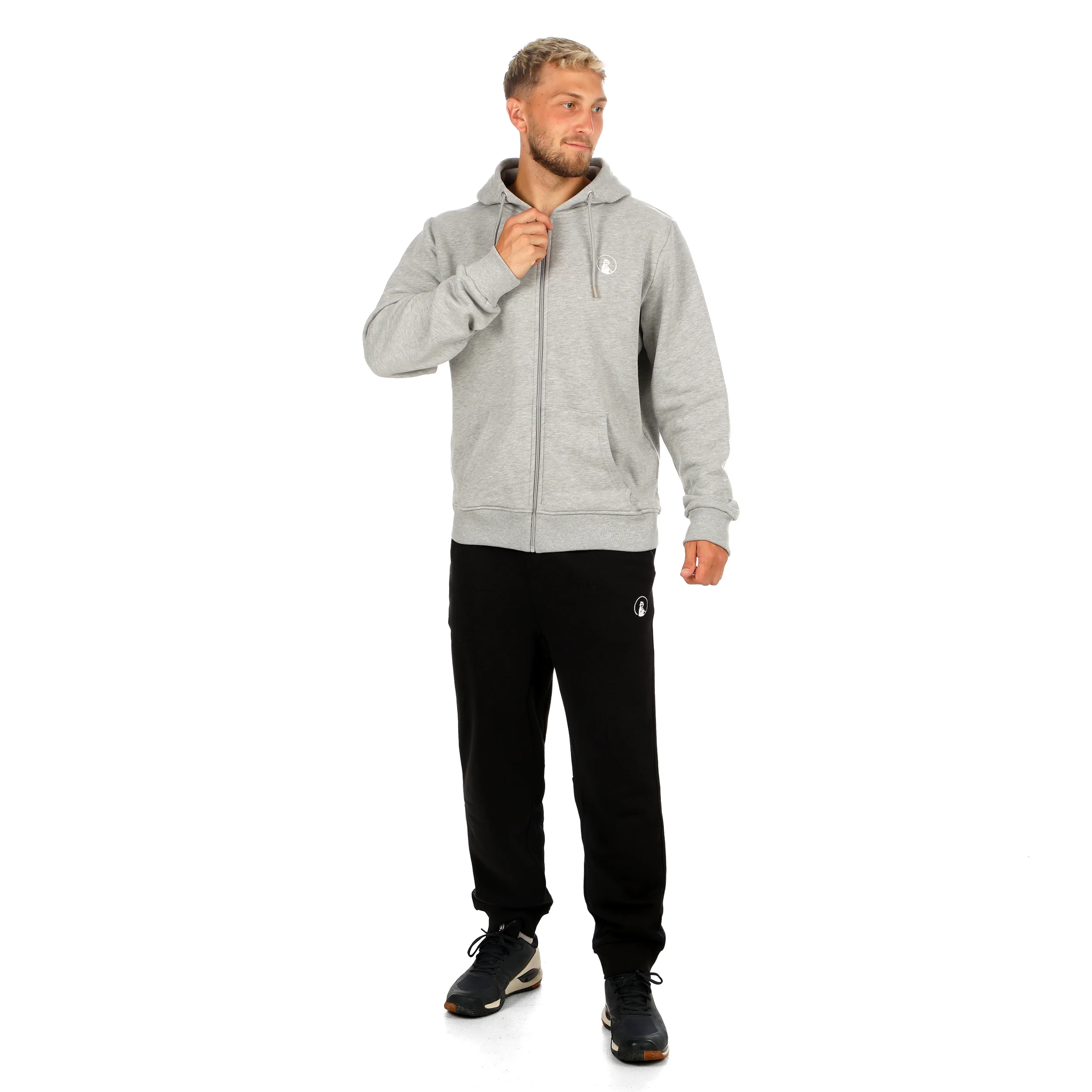 Essential Zip Gilet en coton Hommes-gris - Image 5