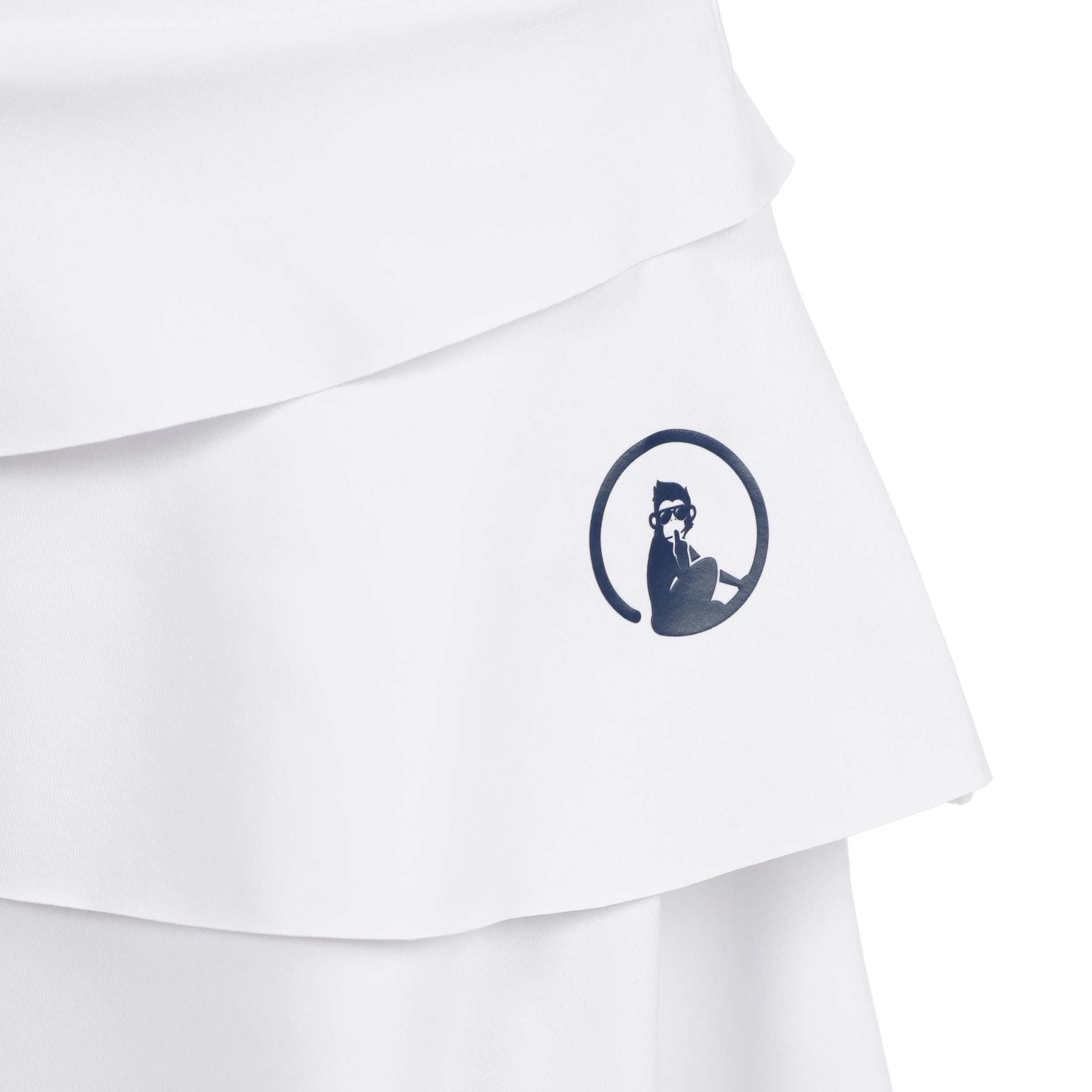 Flounce Jupe Filles-blanc - Image 3