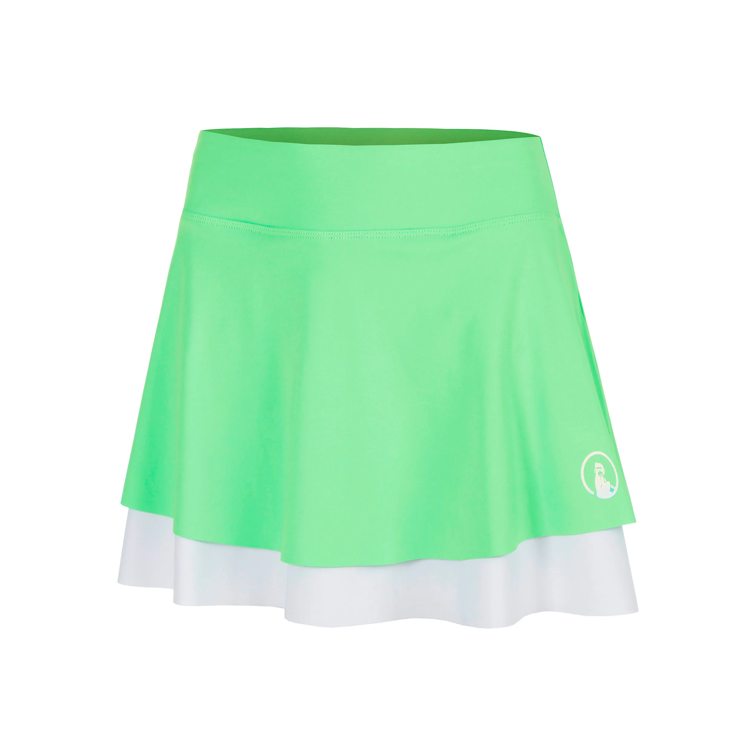 Joy Flounce 2.0 Jupe Femmes - vert, blanc