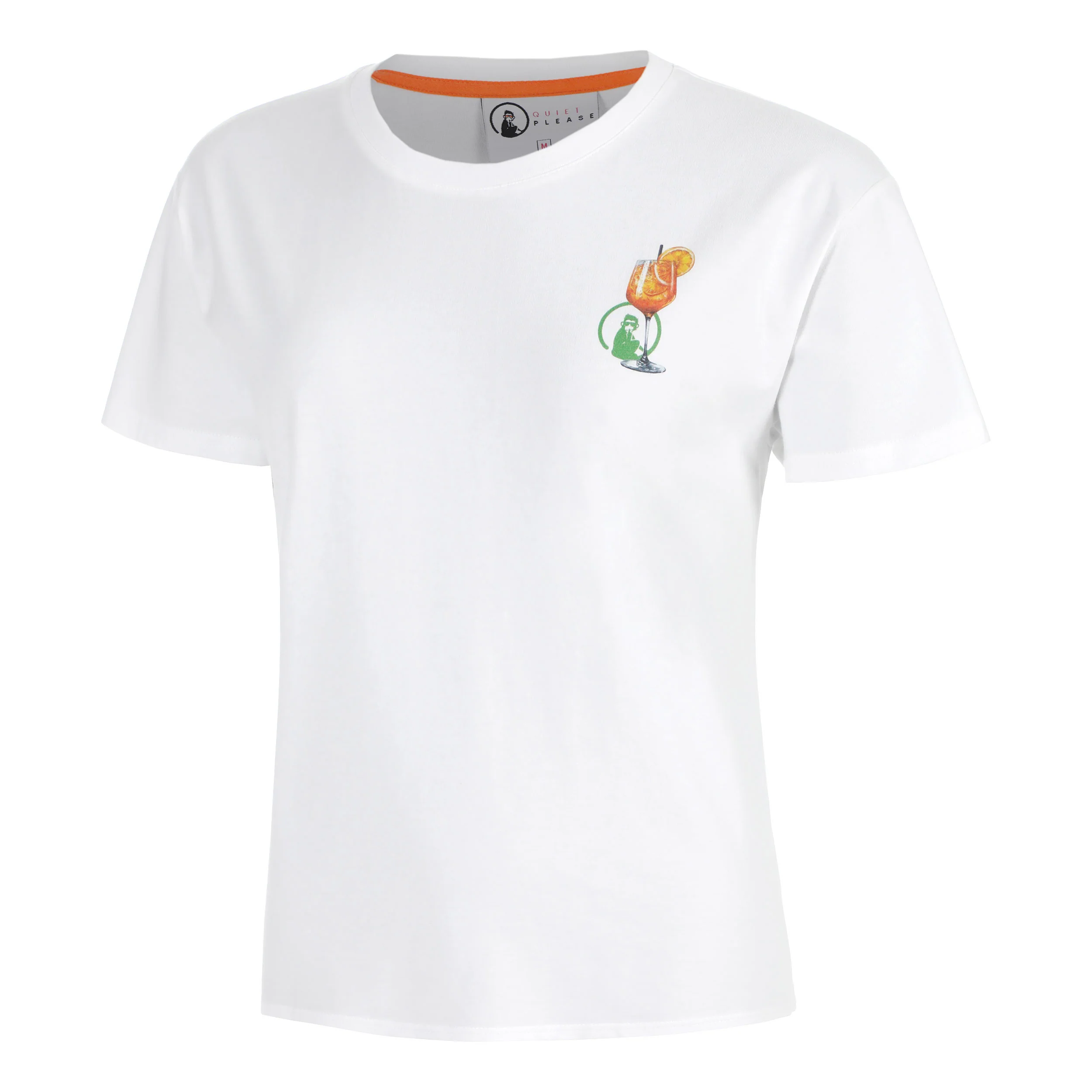 Joy Off Court Essentials T-shirt Femmes-blanc, vert - Image 2